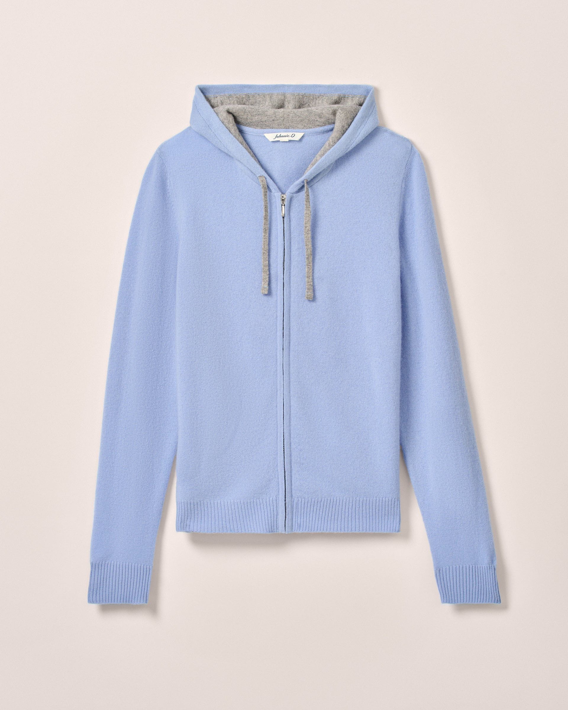 Johnnie-O Amanda Cashmere Full Zip Hooded Sweater