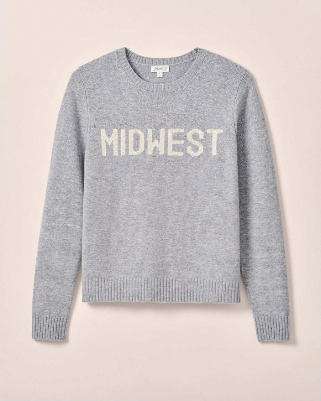 Johnnie-O Coastal Cashmere Blend Crewneck Sweater, Heather Gray