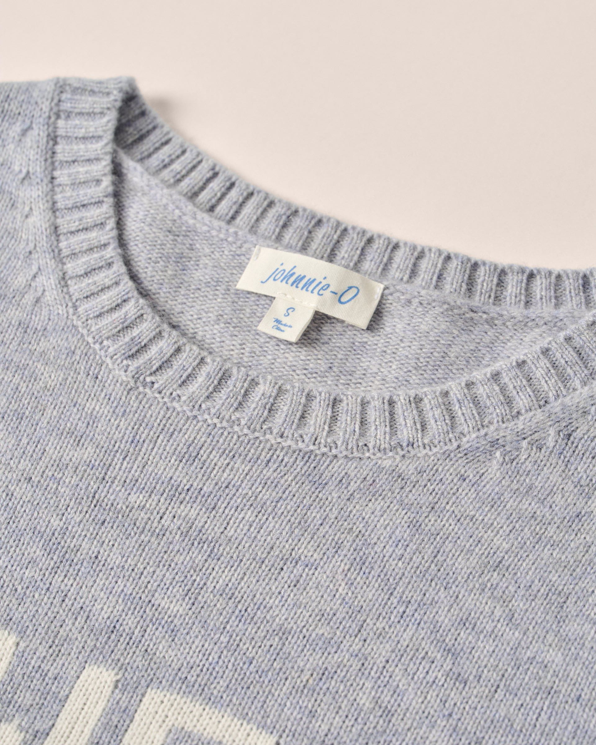 Johnnie-O Coastal Cashmere Blend Crewneck Sweater, Heather Gray