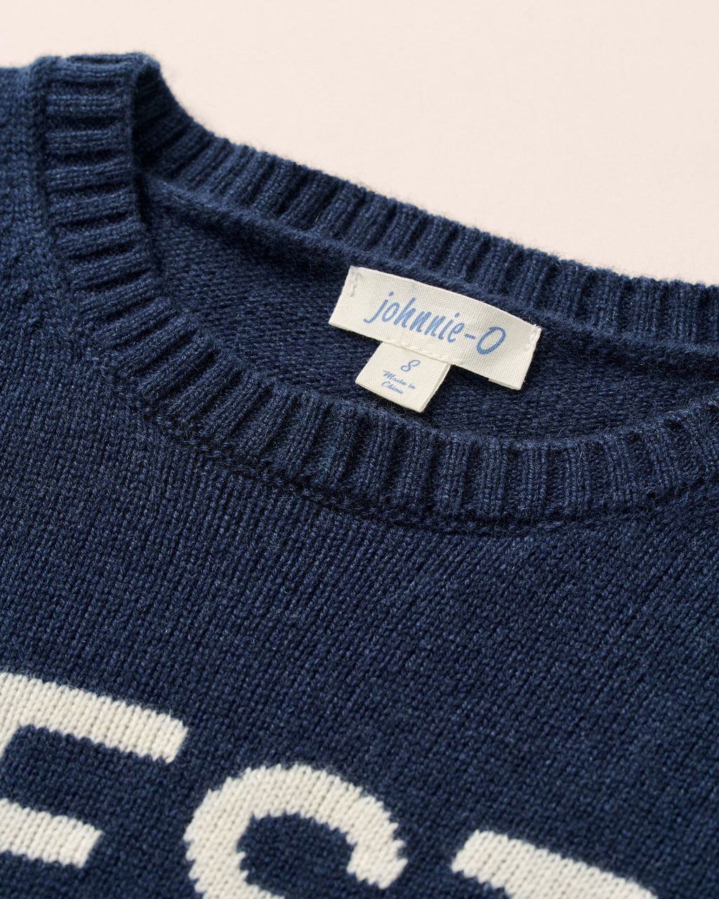 Johnnie-O Coastal Cashmere Blend Crewneck Sweater, Navy