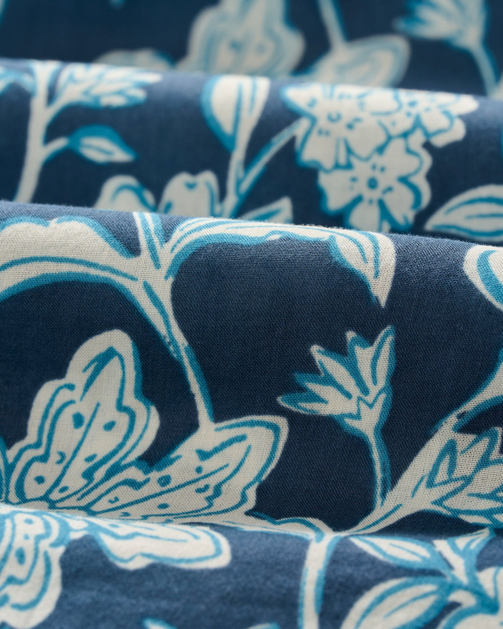 Johnnie-O Coleen Printed Blouse, Bering Sea