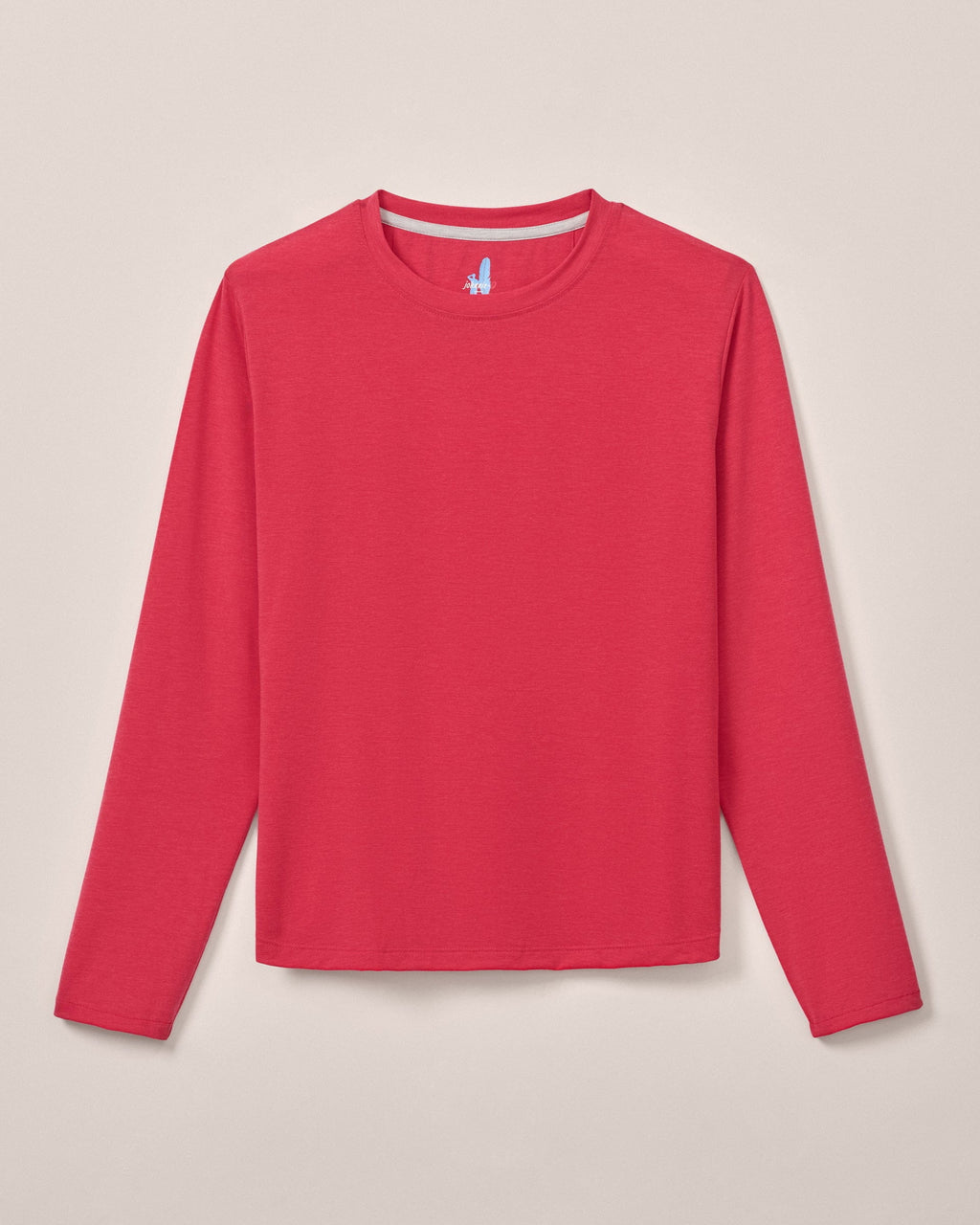 Johnnie-O Course Performance Long Sleeve T-Shirt, Raspberry Wine