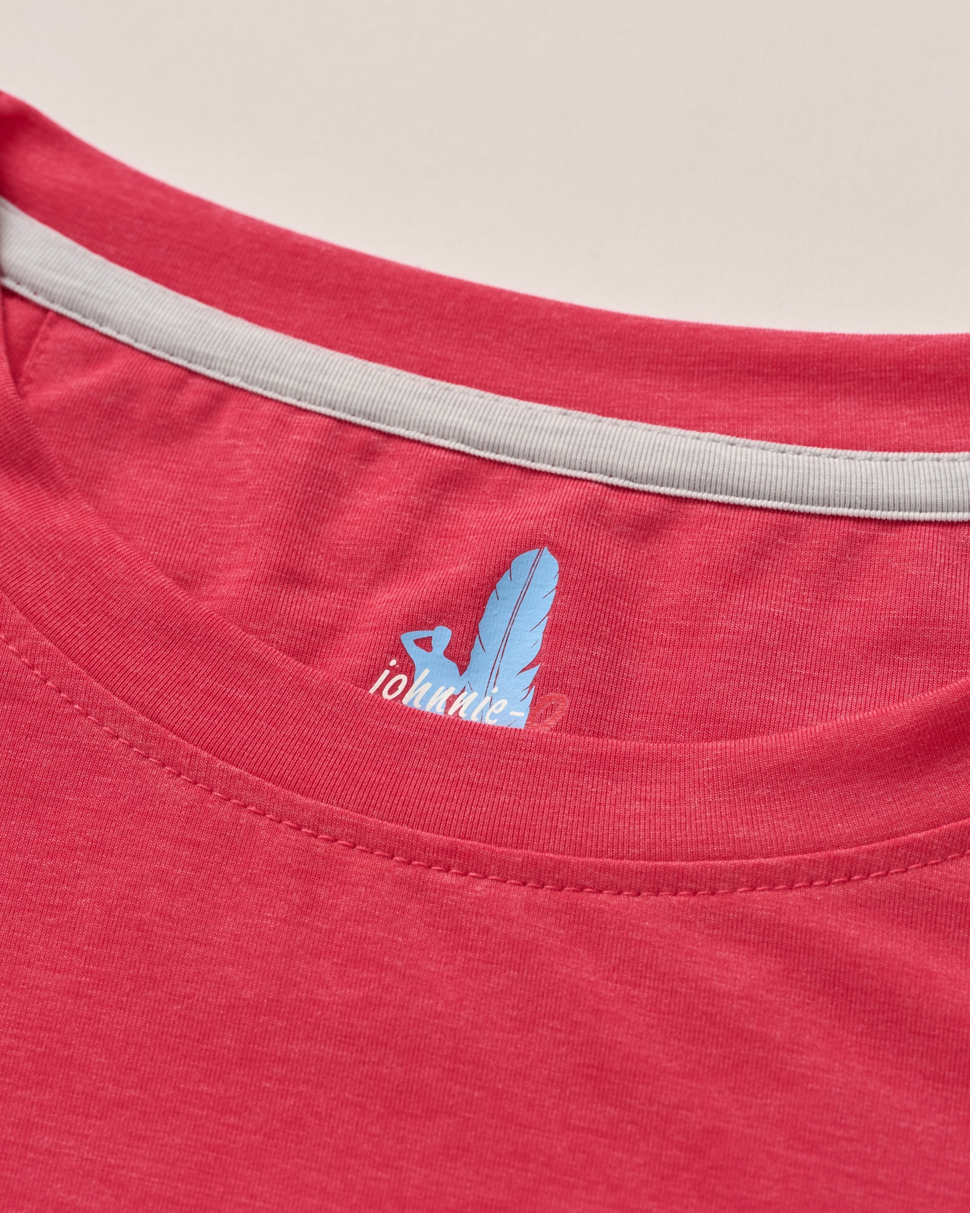 Johnnie-O Course Performance Long Sleeve T-Shirt, Raspberry Wine