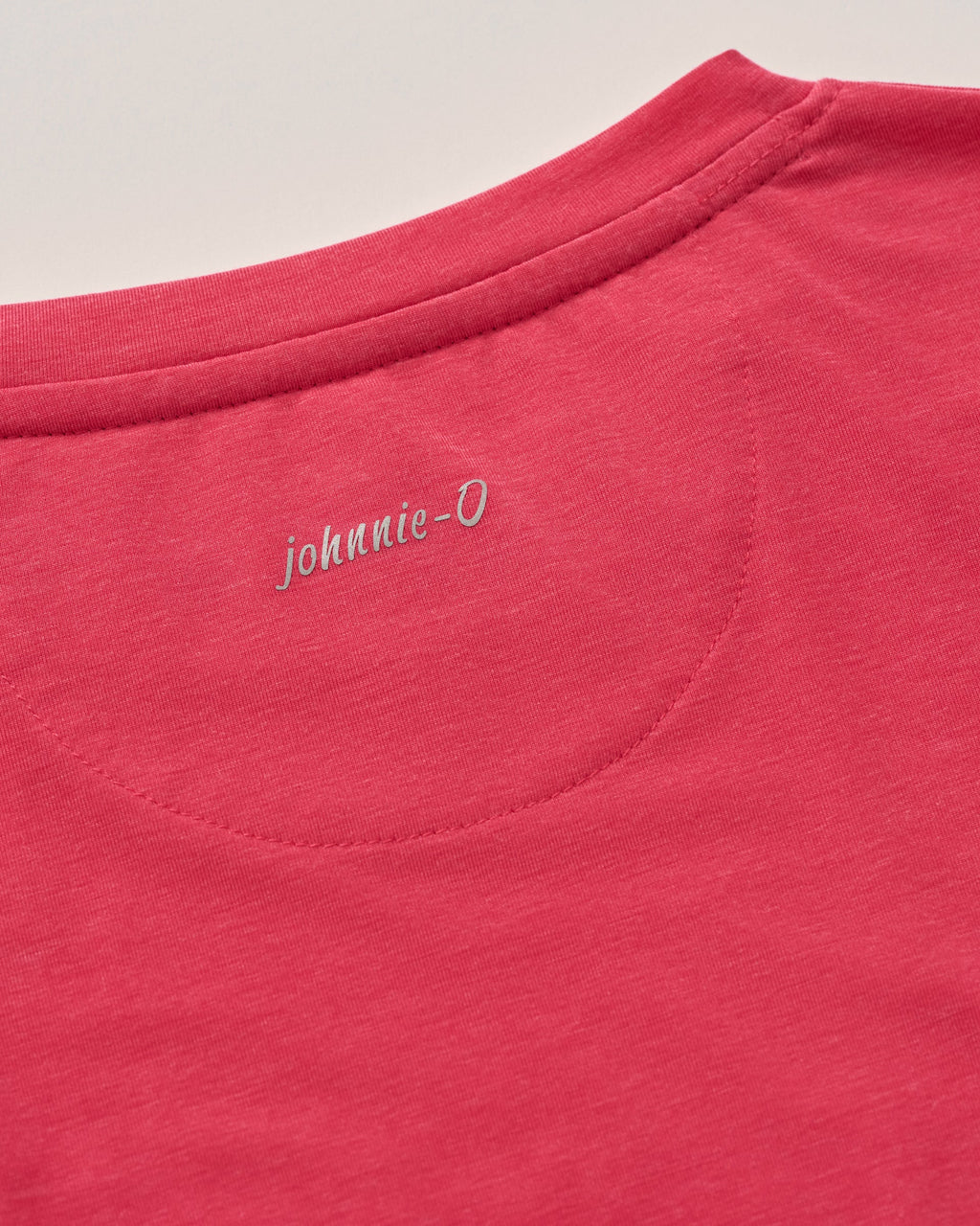 Johnnie-O Course Performance Long Sleeve T-Shirt, Raspberry Wine