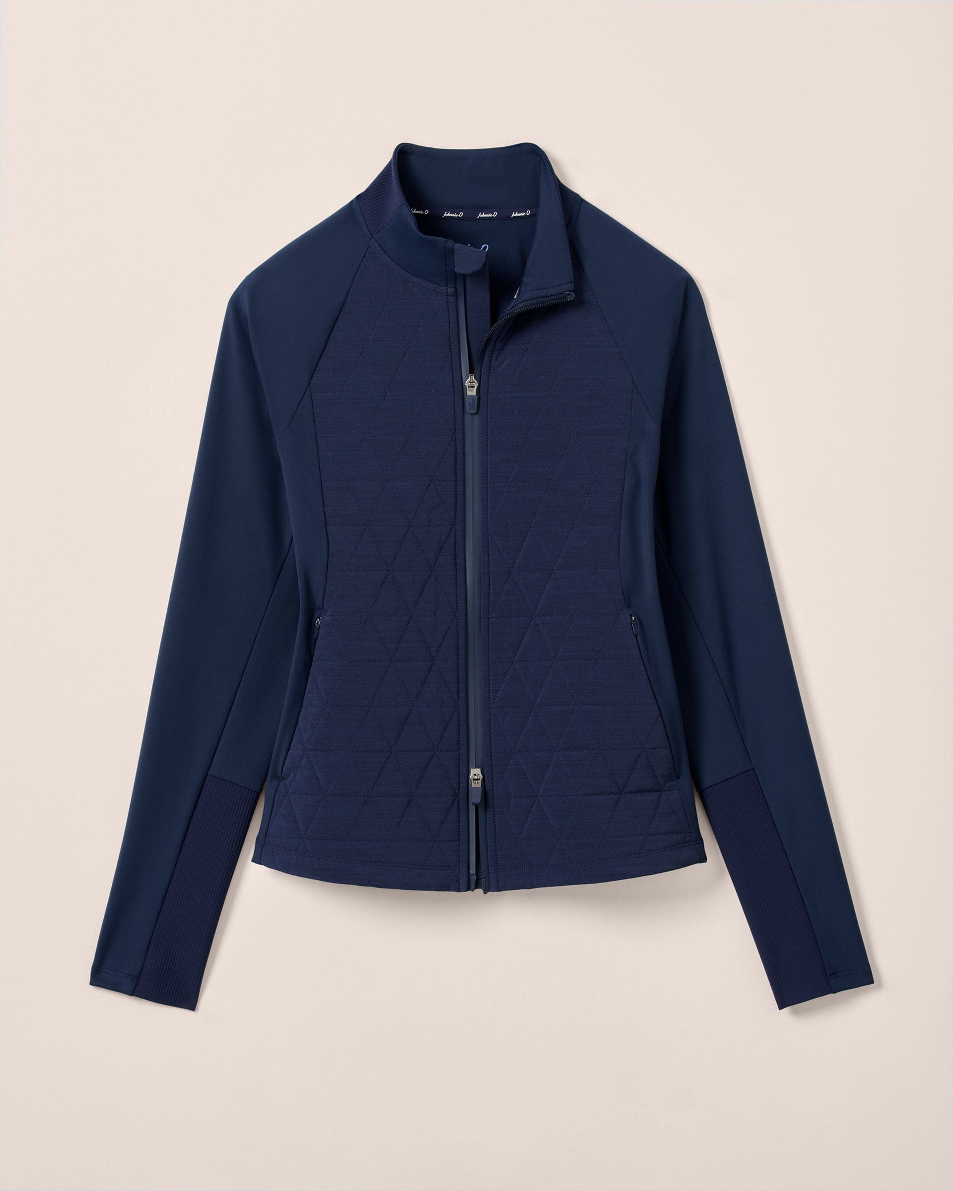 Johnnie-O Hannah Performance Mixed Media Jacket, Navy