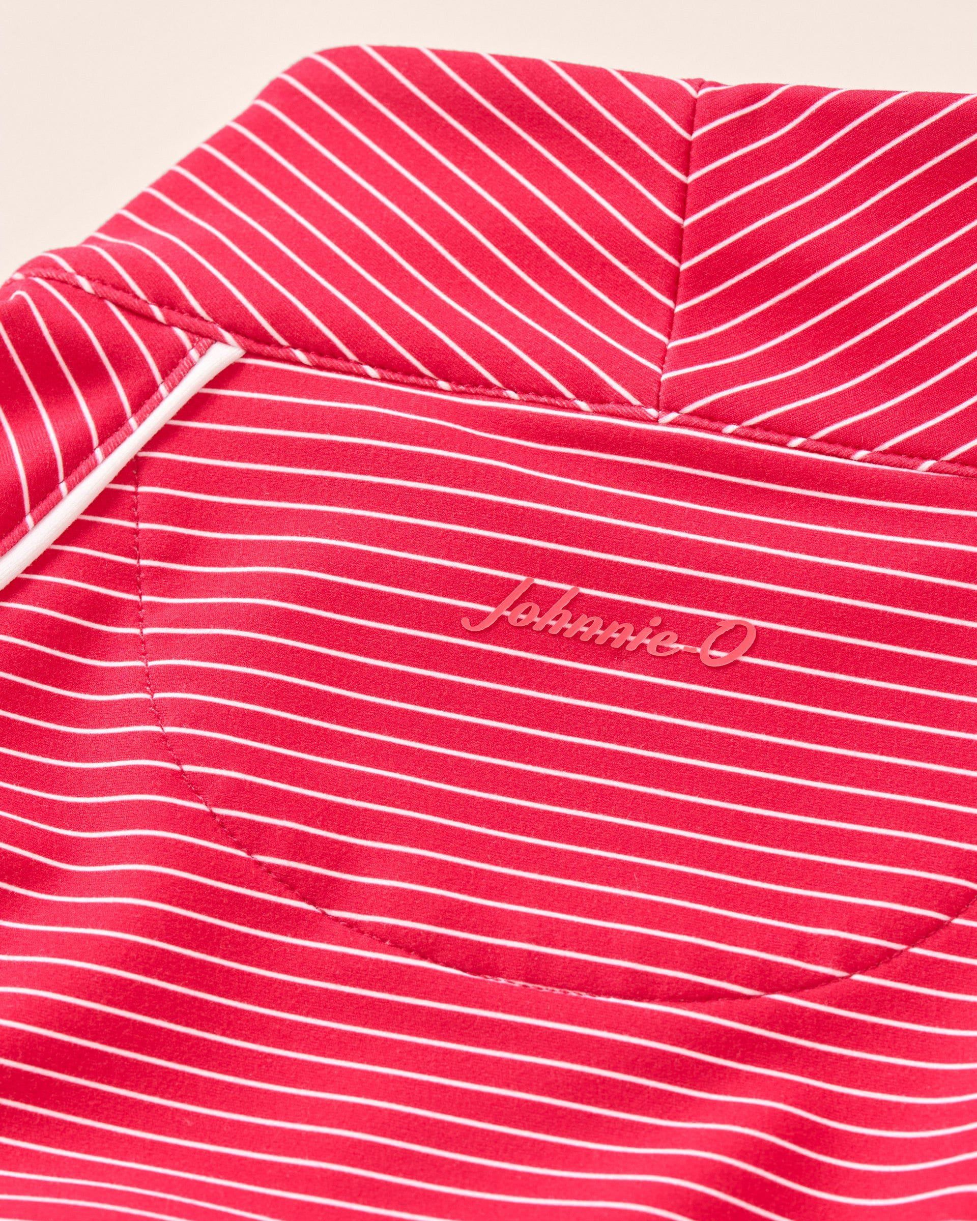 Johnnie-O Jasmine Performance 1/4 Zip Pullover, Raspberry Wine