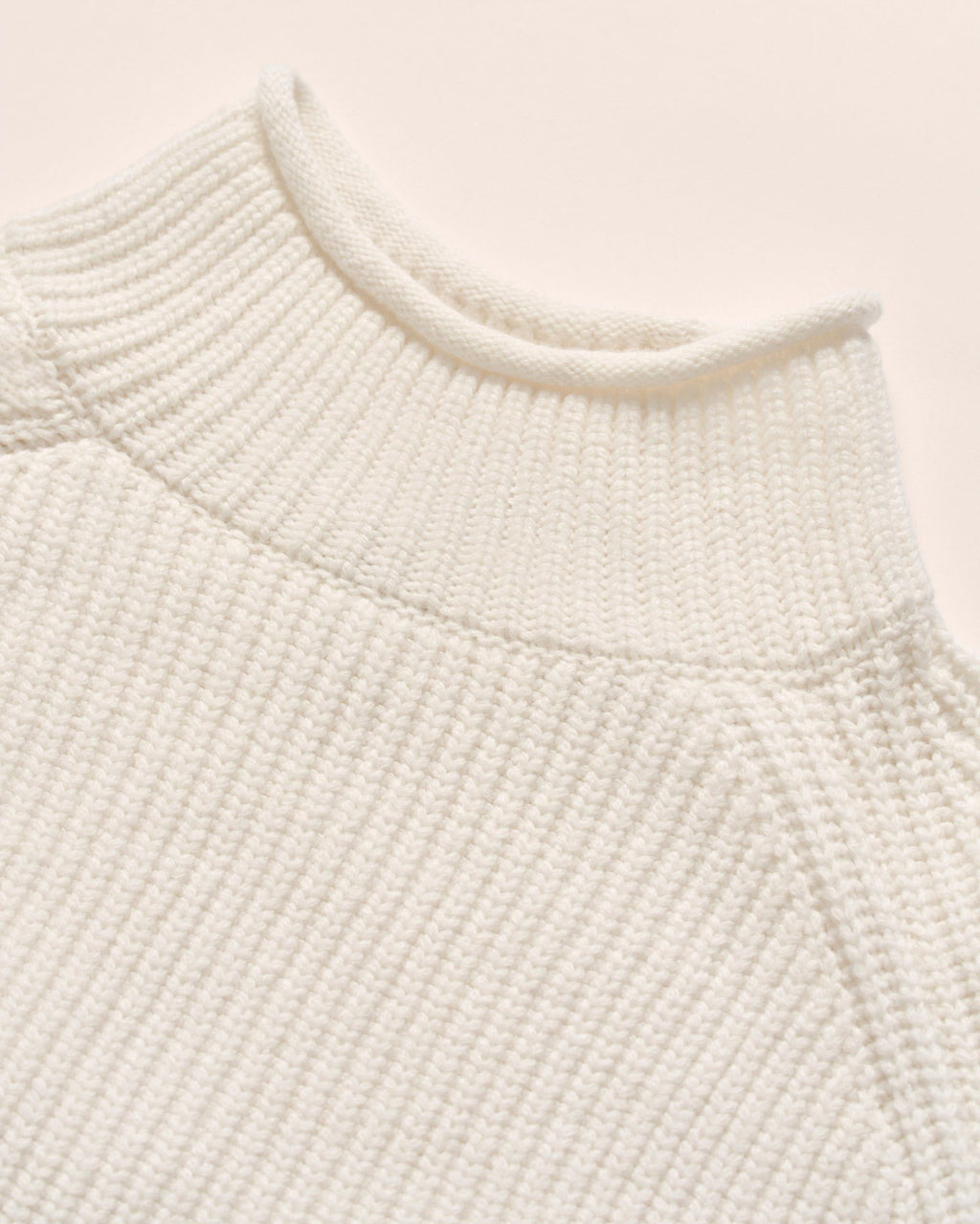 Johnnie-O Joyce Mock Neck Sweater, Vanilla