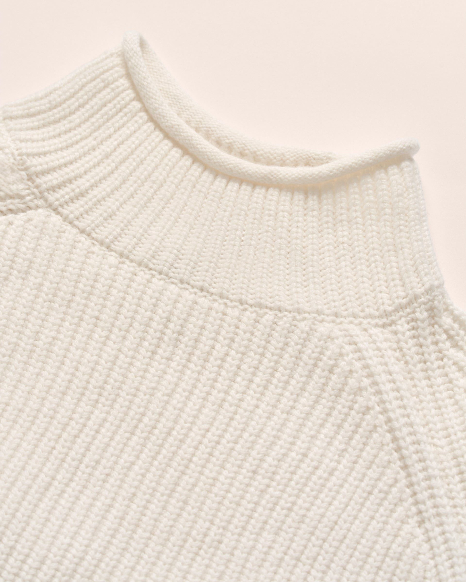 Johnnie-O Joyce Mock Neck Sweater, Vanilla