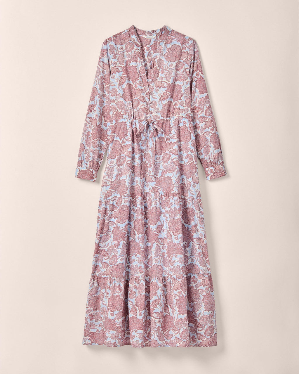 Johnnie-O Juliett Floral Cinch Waist Dress Ash Rose