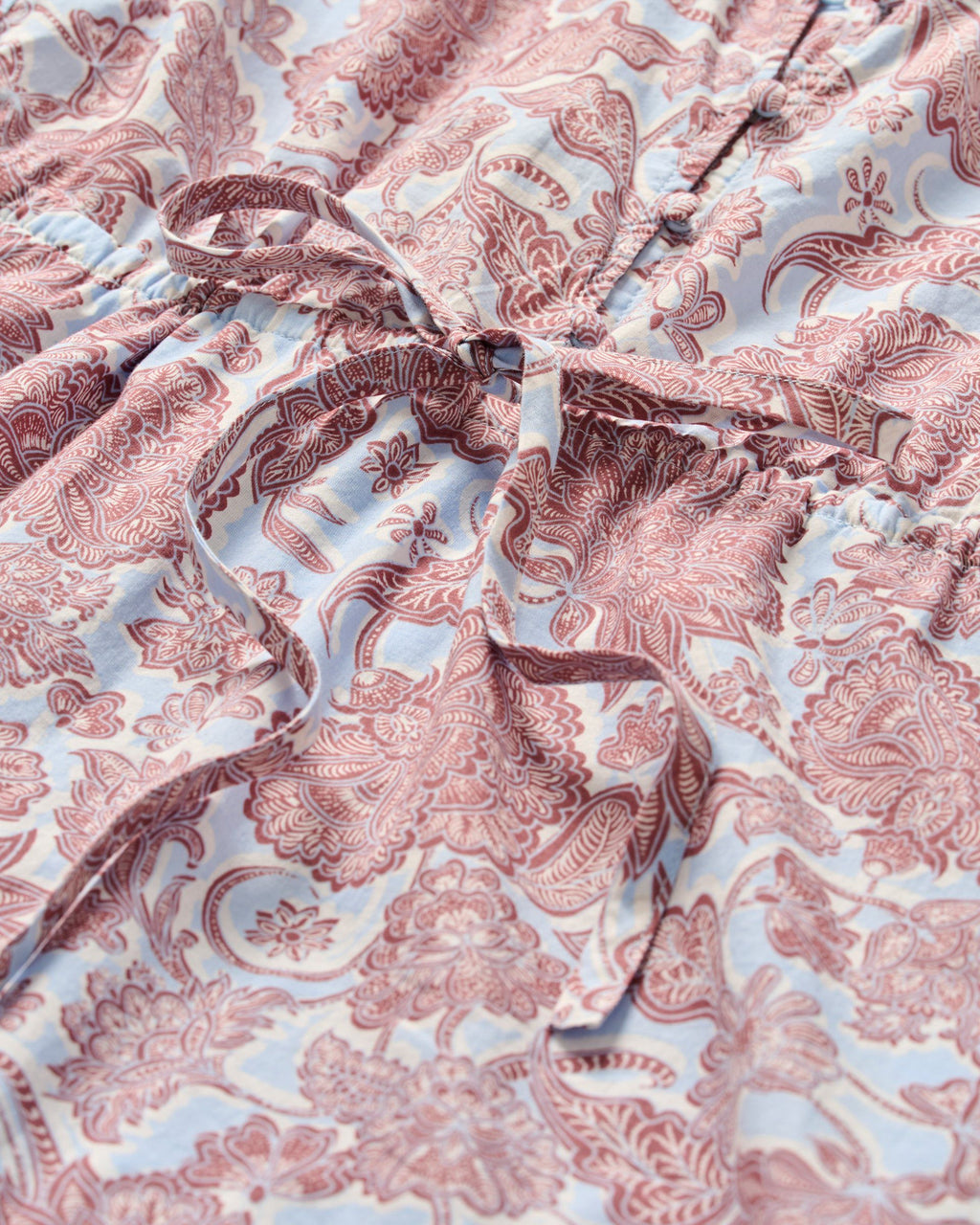 Johnnie-O Juliett Floral Cinch Waist Dress Ash Rose