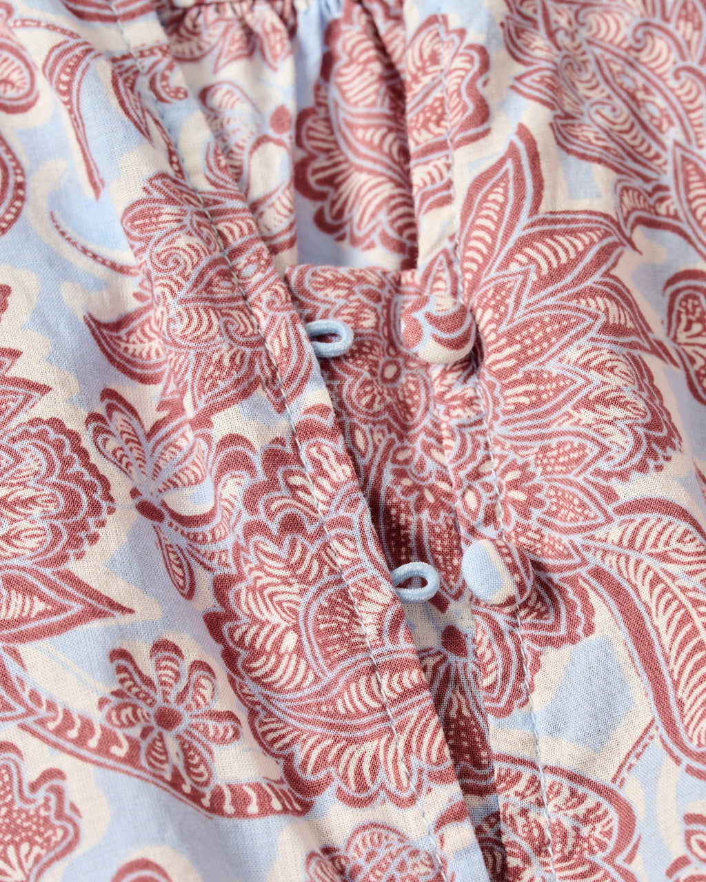 Johnnie-O Juliett Floral Cinch Waist Dress Ash Rose