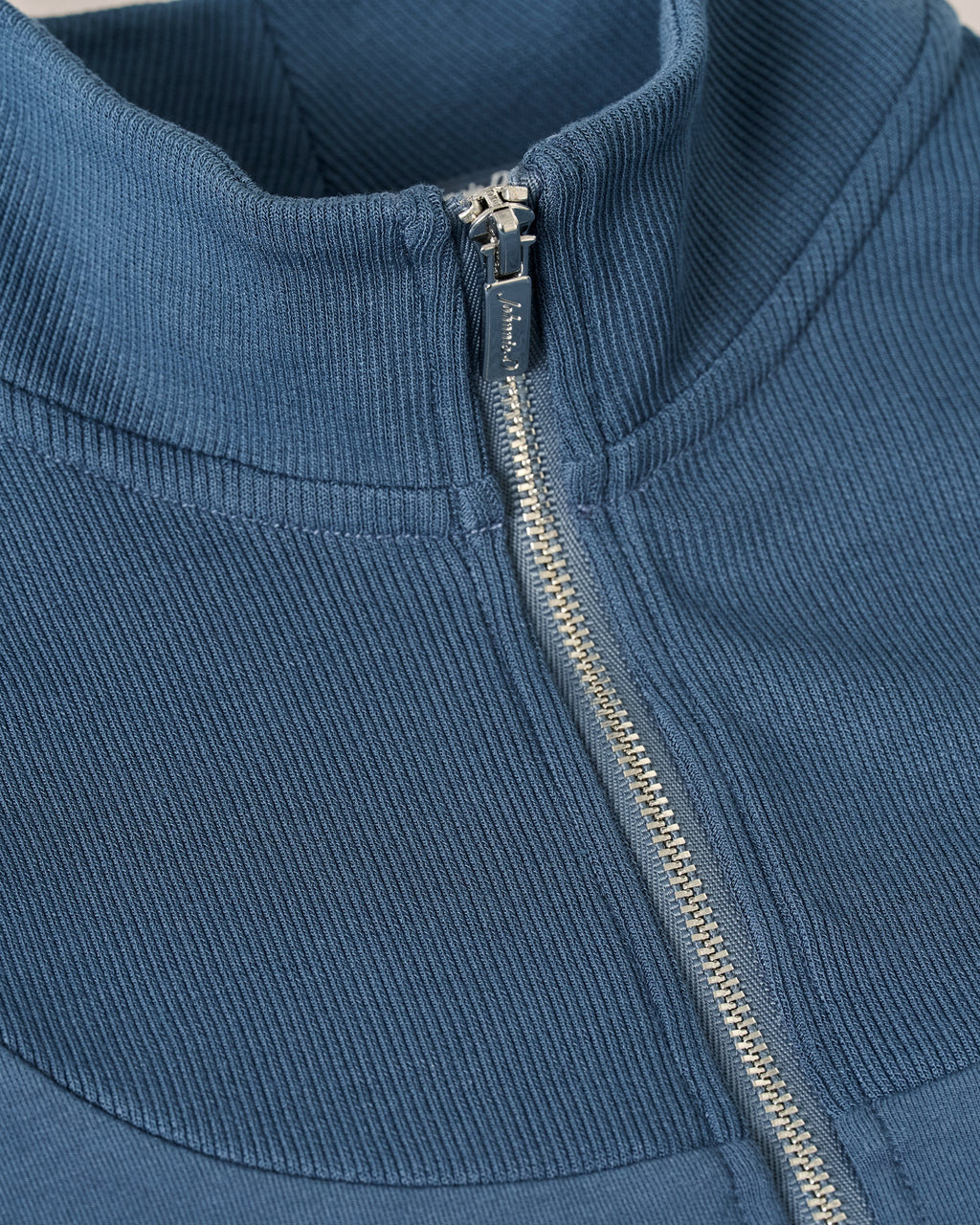 Johnnie-O Naomi Rib Knit 1/4 Zip Pullover, Bering Sea