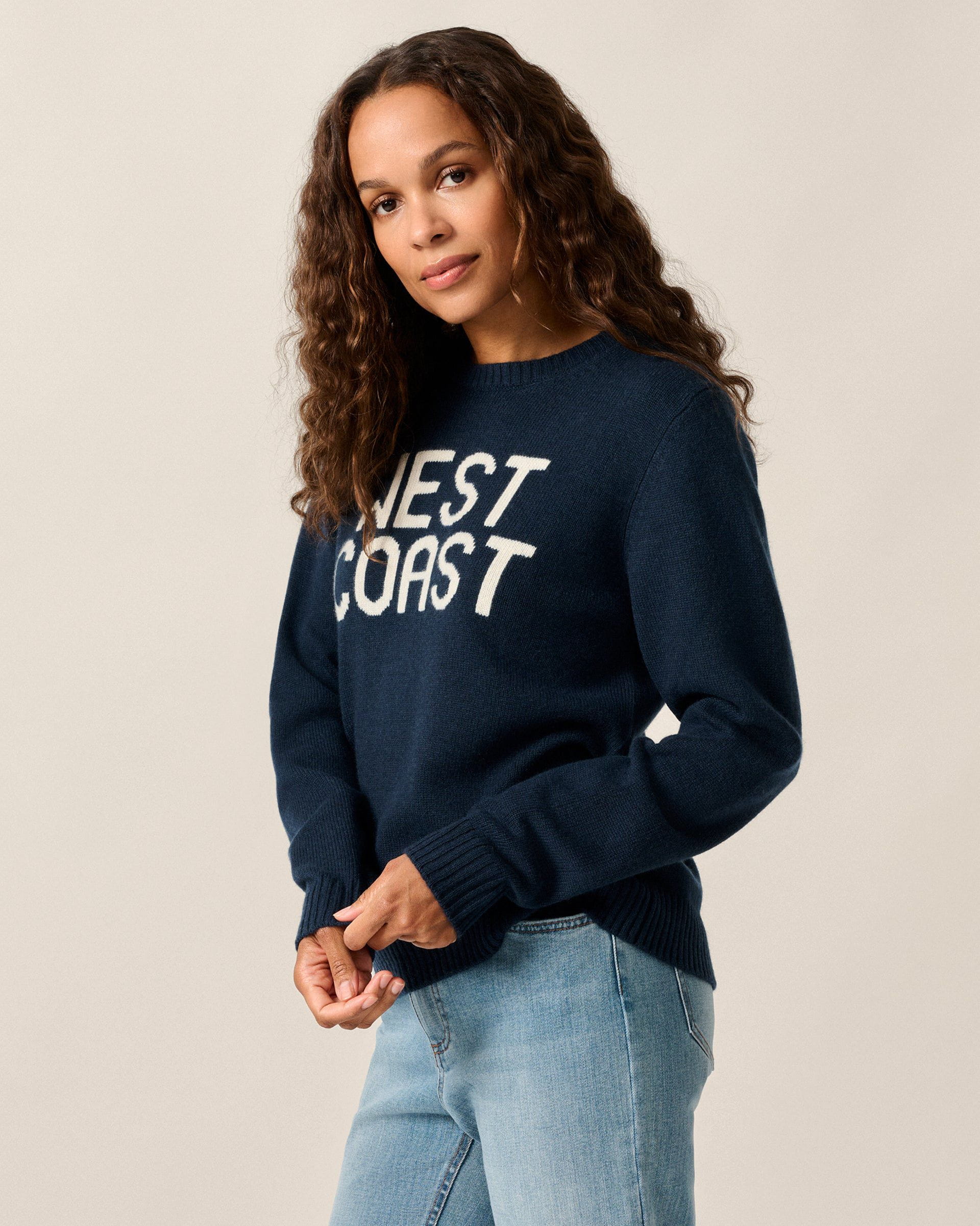 Johnnie-O Coastal Cashmere Blend Crewneck Sweater