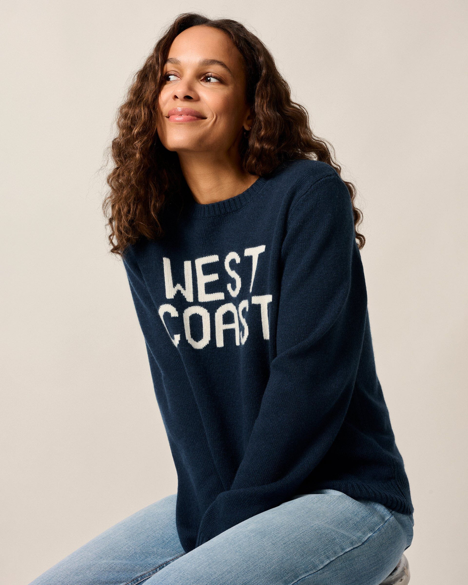 Johnnie-O Coastal Cashmere Blend Crewneck Sweater