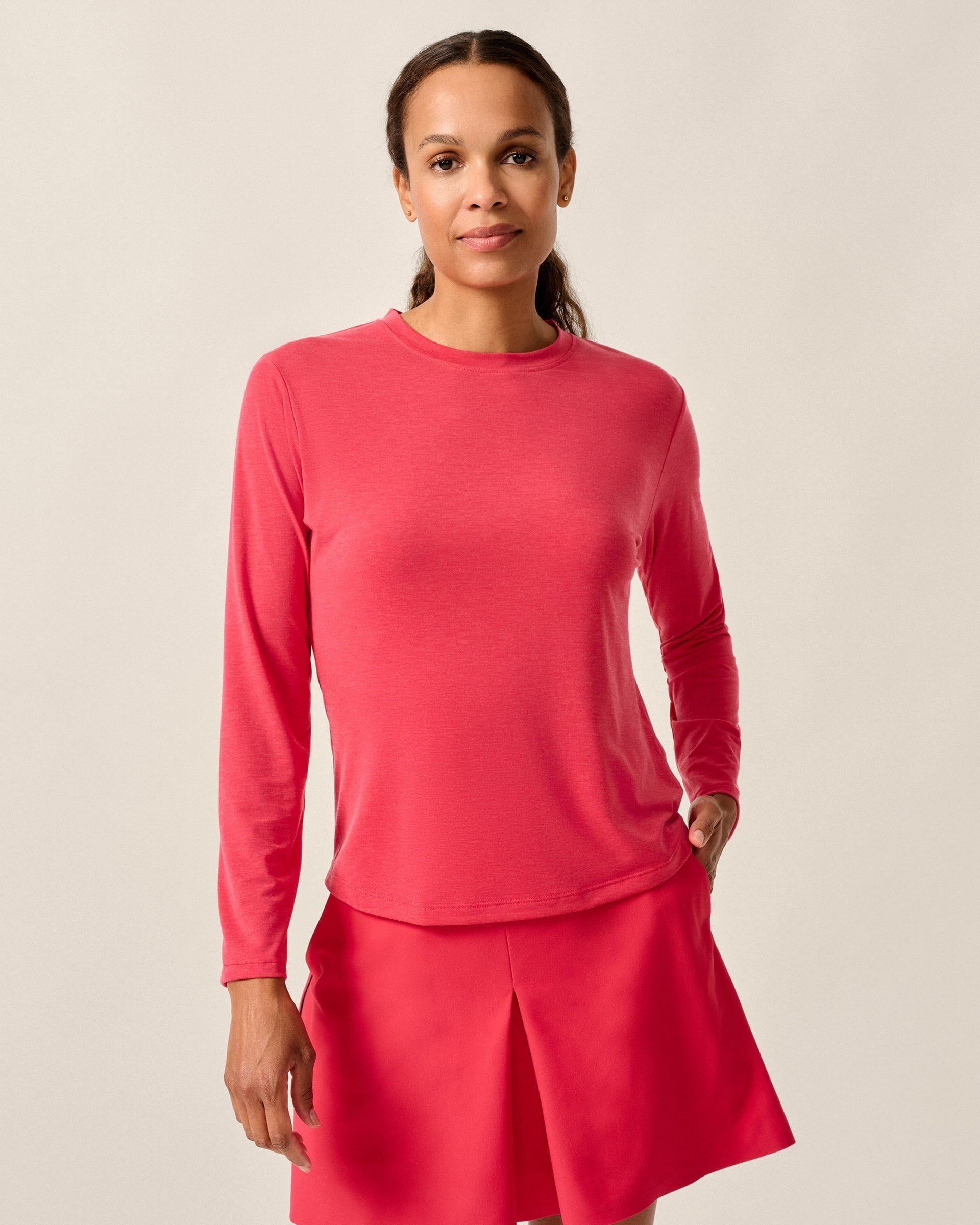 Johnnie-O Course Performance Long Sleeve T-Shirt