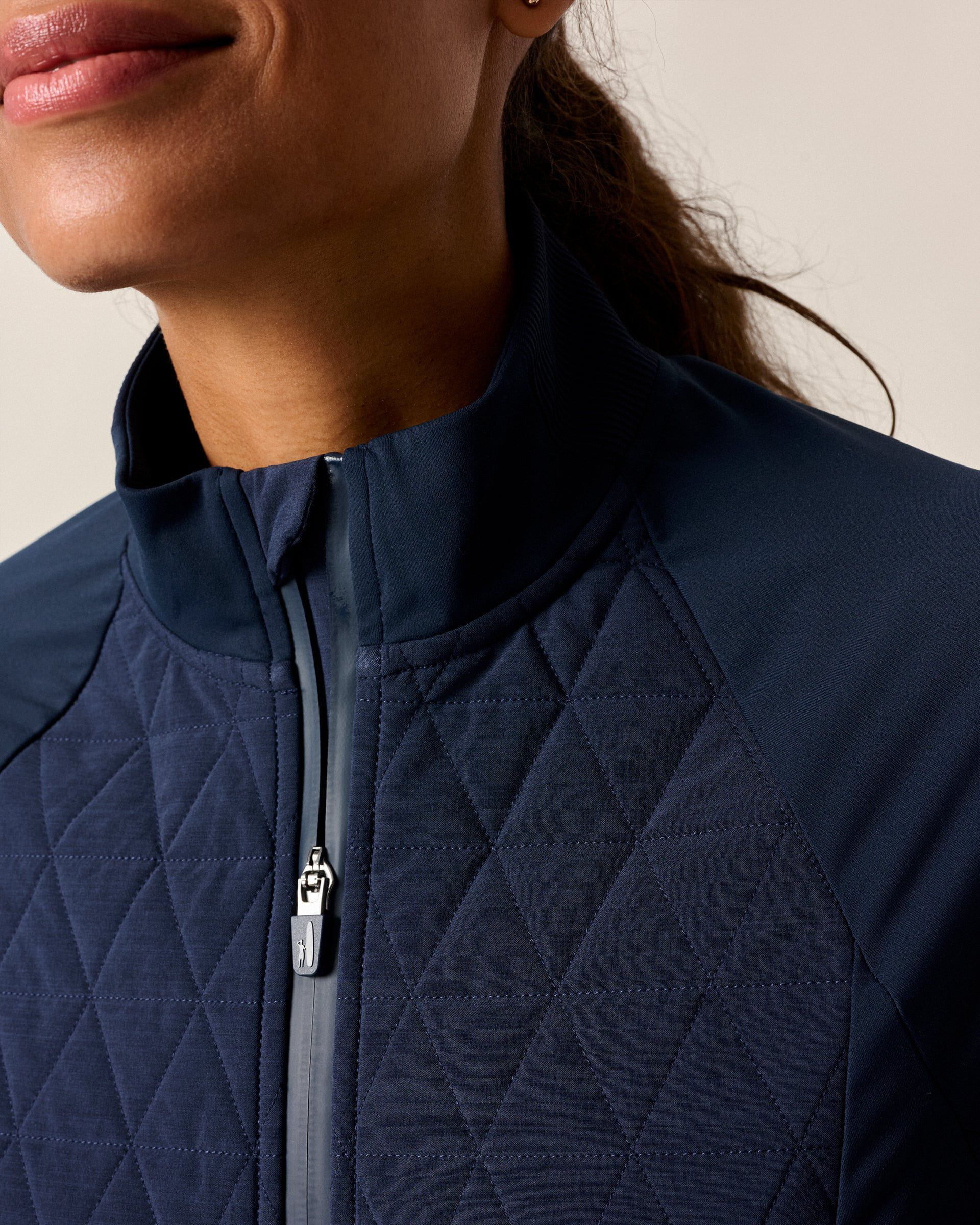 Johnnie-O Hannah Performance Mixed Media Jacket