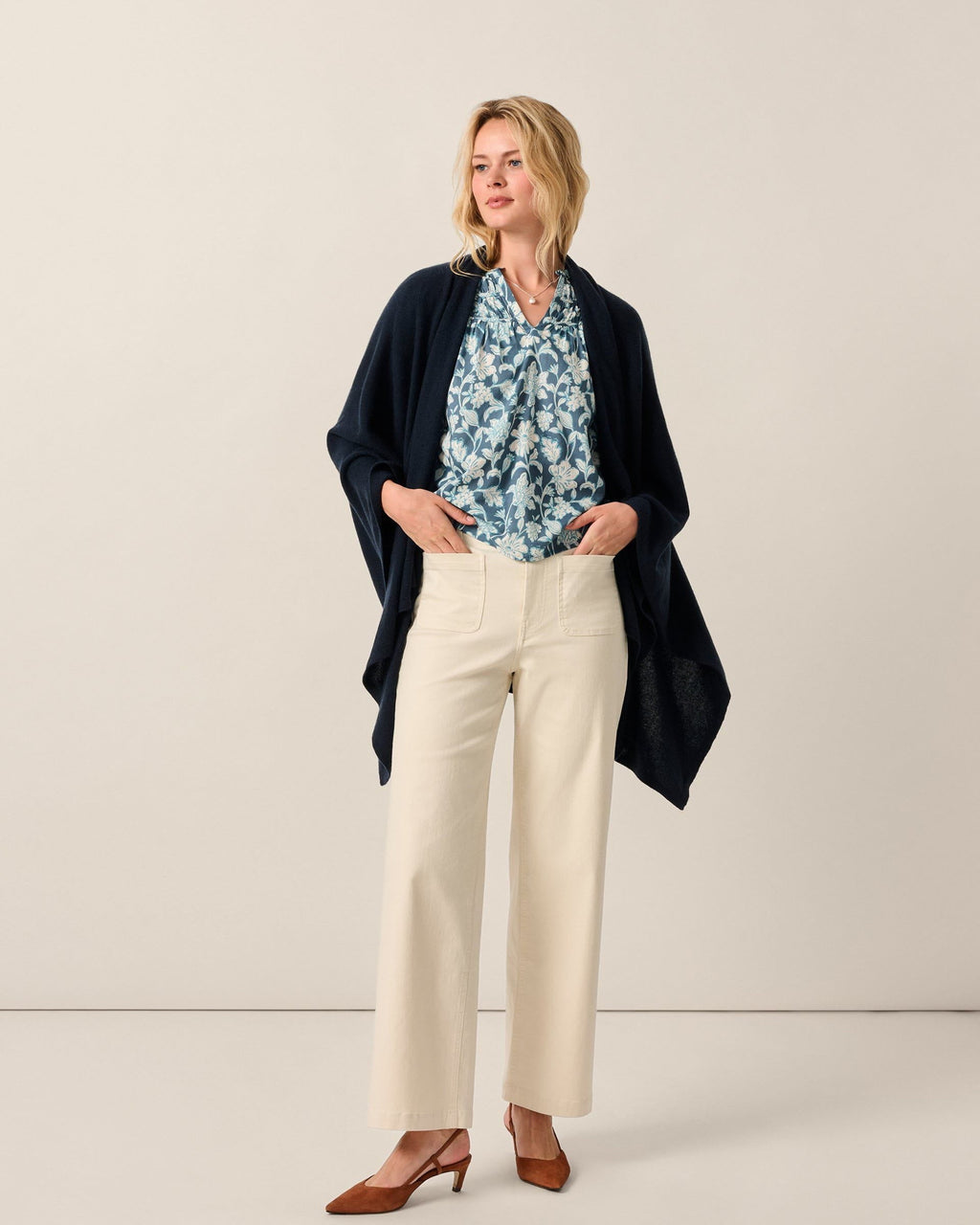 Johnnie-O Louisa Cashmere Blend Wrap