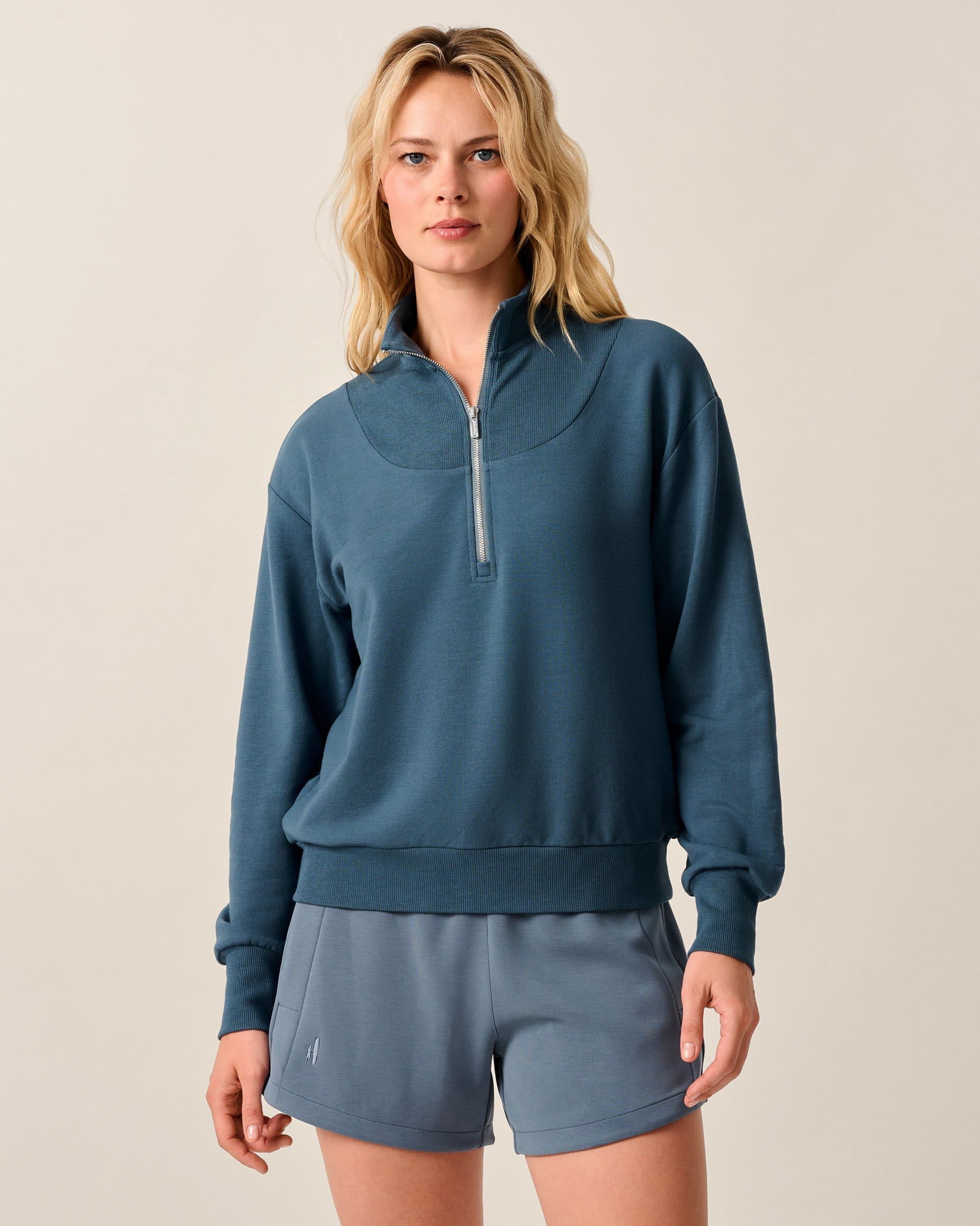 Johnnie-O Naomi Rib Knit 1/4 Zip