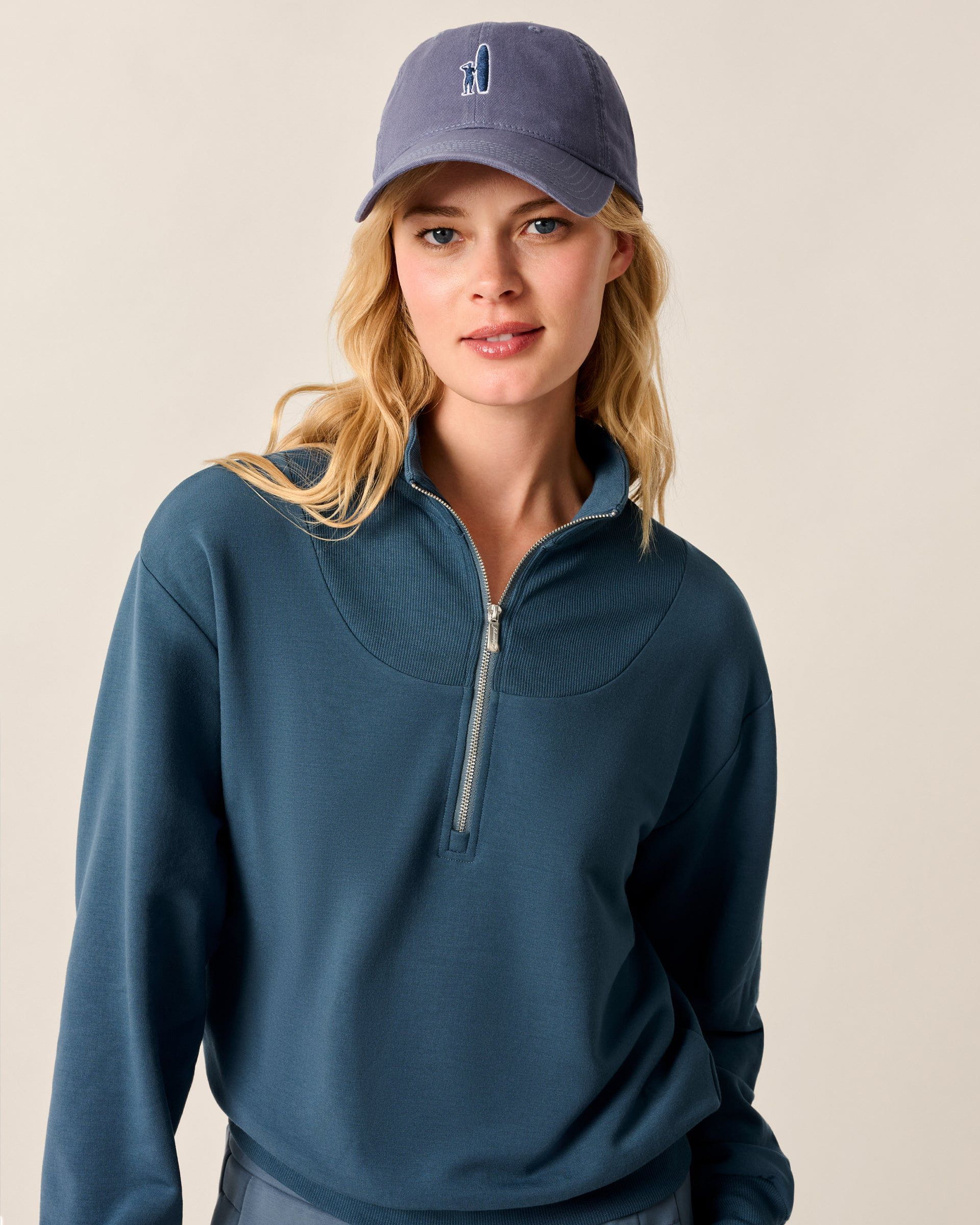 Johnnie-O Naomi Rib Knit 1/4 Zip
