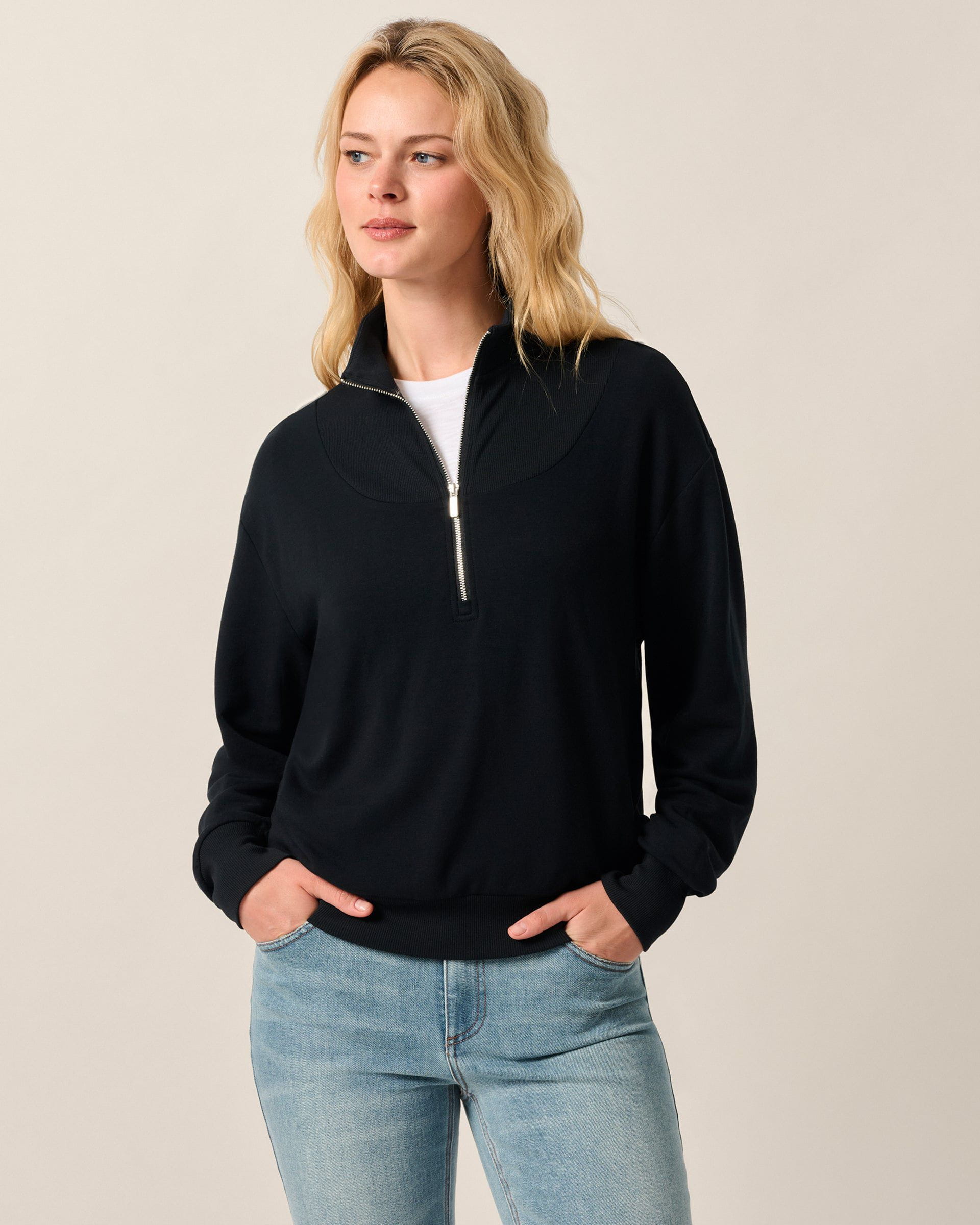 Johnnie-O Naomi Rib Knit 1/4 Zip