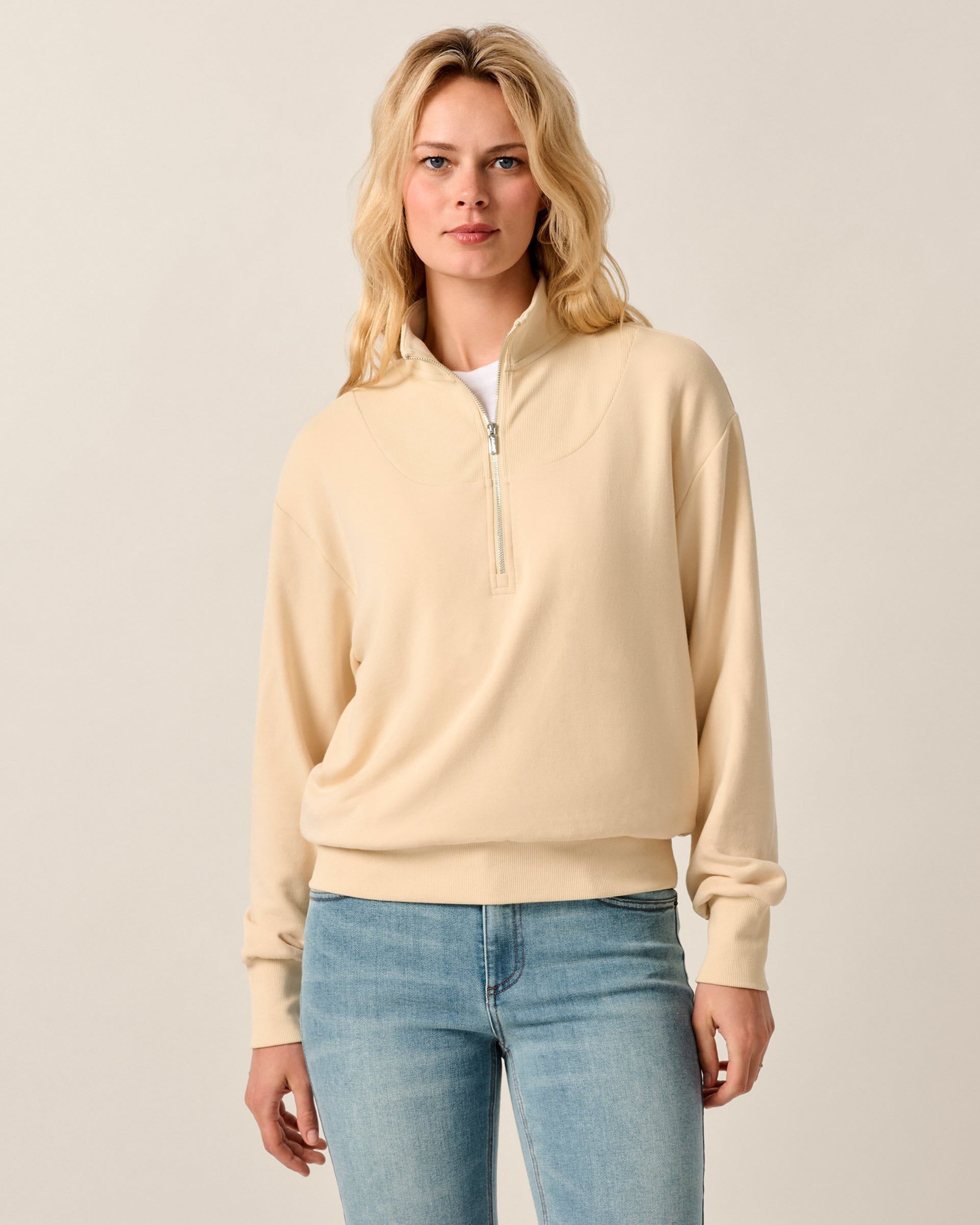 Johnnie-O Naomi Rib Knit 1/4 Zip
