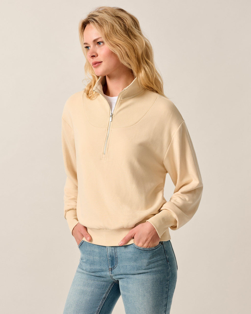 Johnnie-O Naomi Rib Knit 1/4 Zip