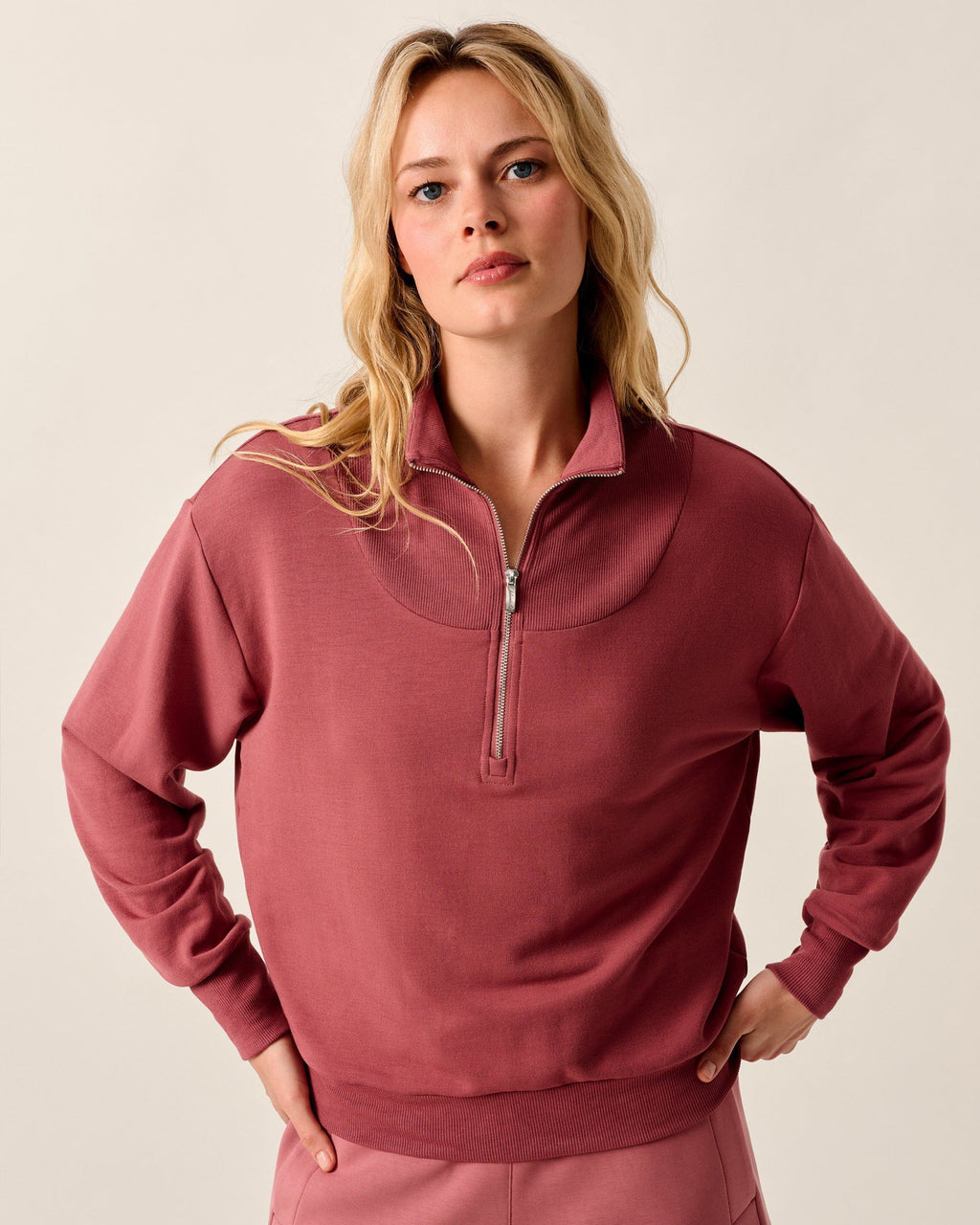 Johnnie-O Naomi Rib Knit 1/4 Zip