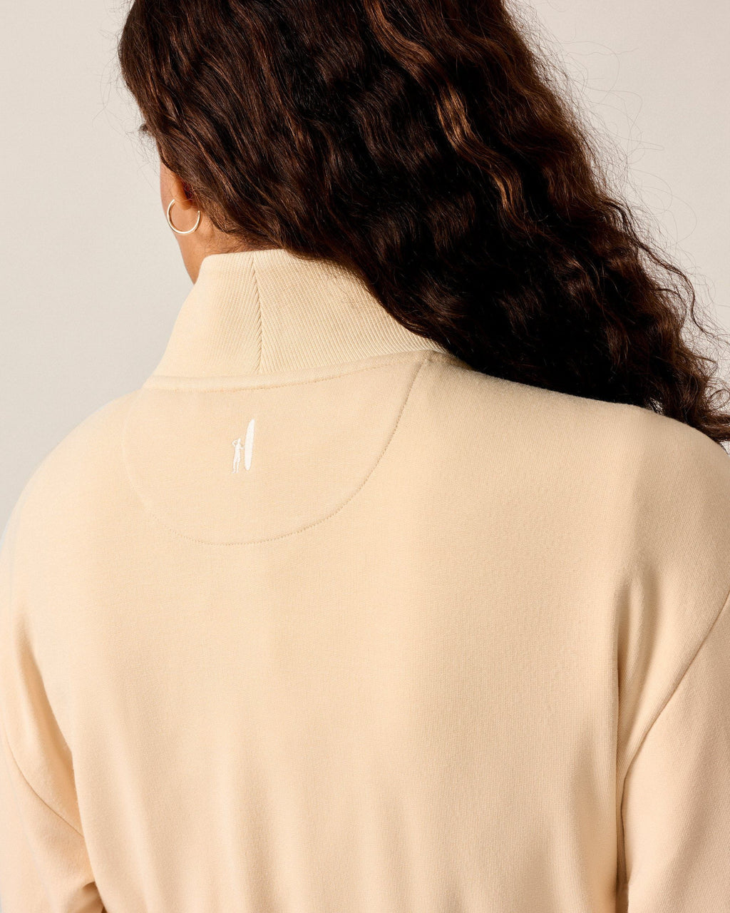 Johnnie-O Wilow Full Zip Cinch Waist Jacket, Oatmeal