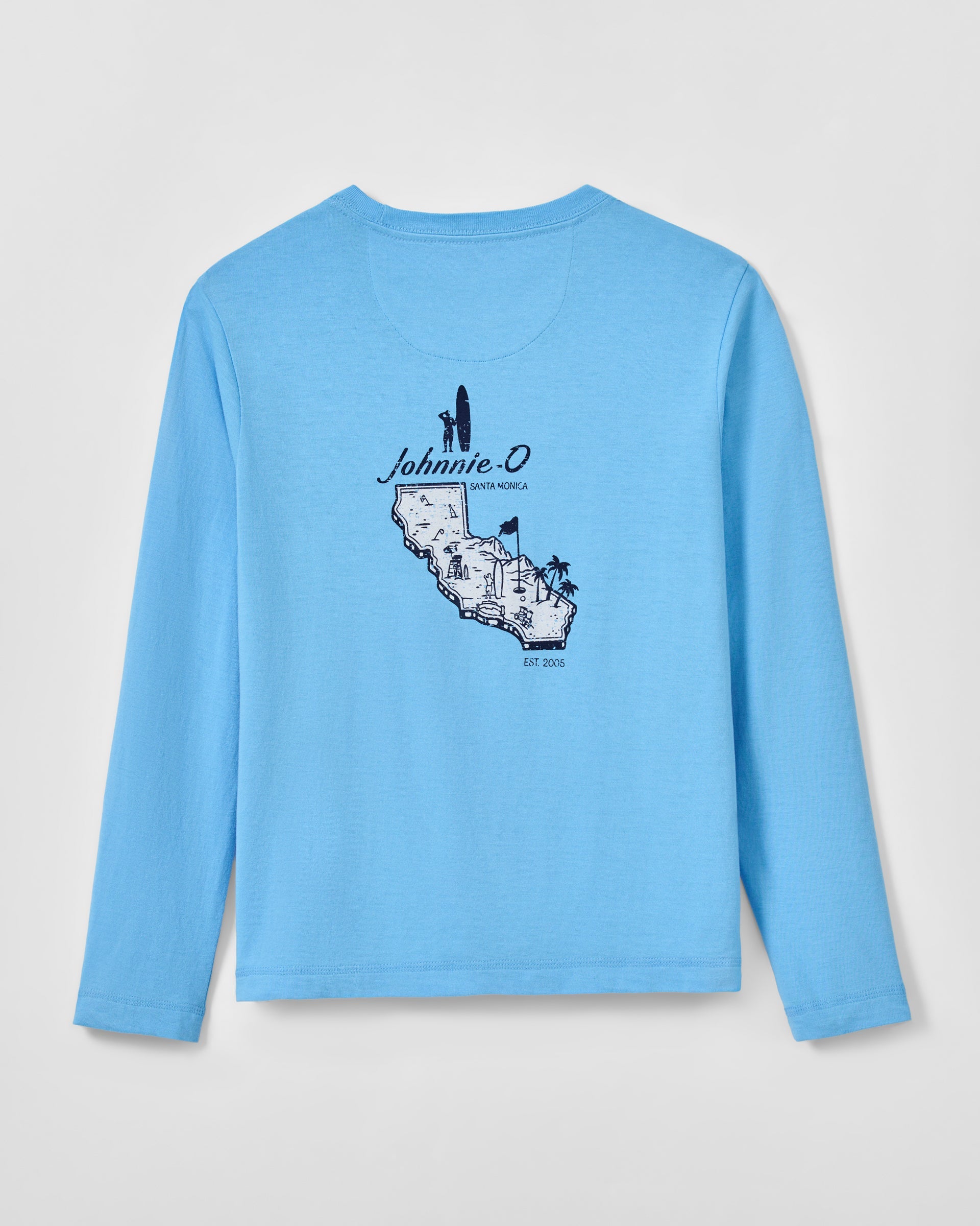 Johnnie-O Cali Roots Jr. Long Sleeve Pocket T-Shirt