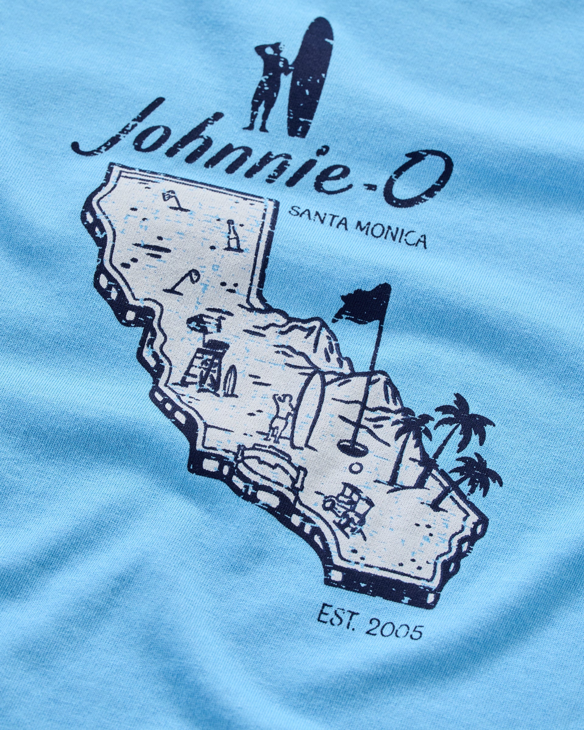 Johnnie-O Cali Roots Jr. Long Sleeve Pocket T-Shirt