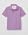 Johnnie-O Performance Jersey Jr. Polo - Cruz Stripe, Palm Lake