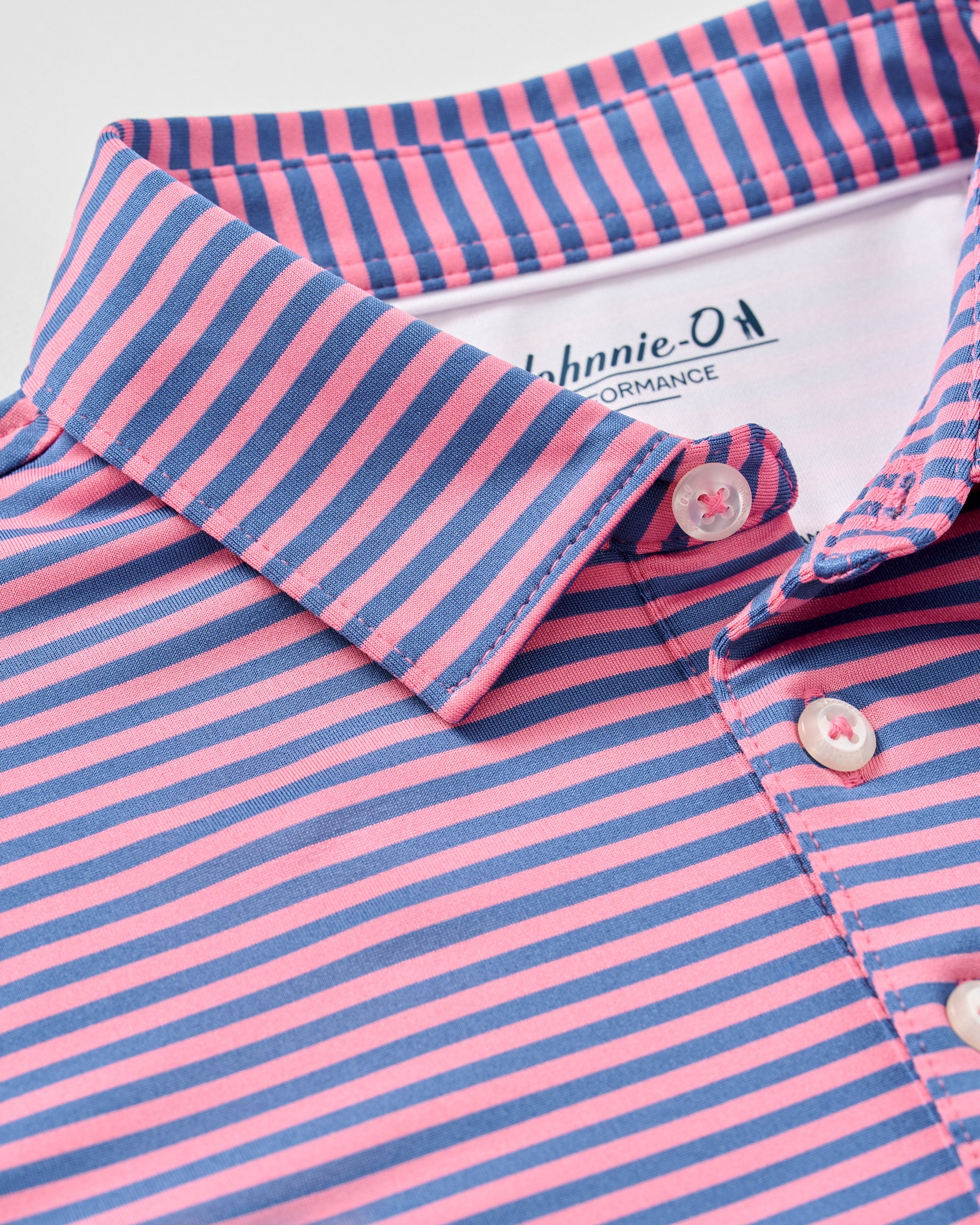 Johnnie-O Performance Jersey Jr. Polo - Cruz Stripe