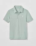 Johnnie-O Performance Mesh Jr. Polo - Dru Stripe, Sublime
