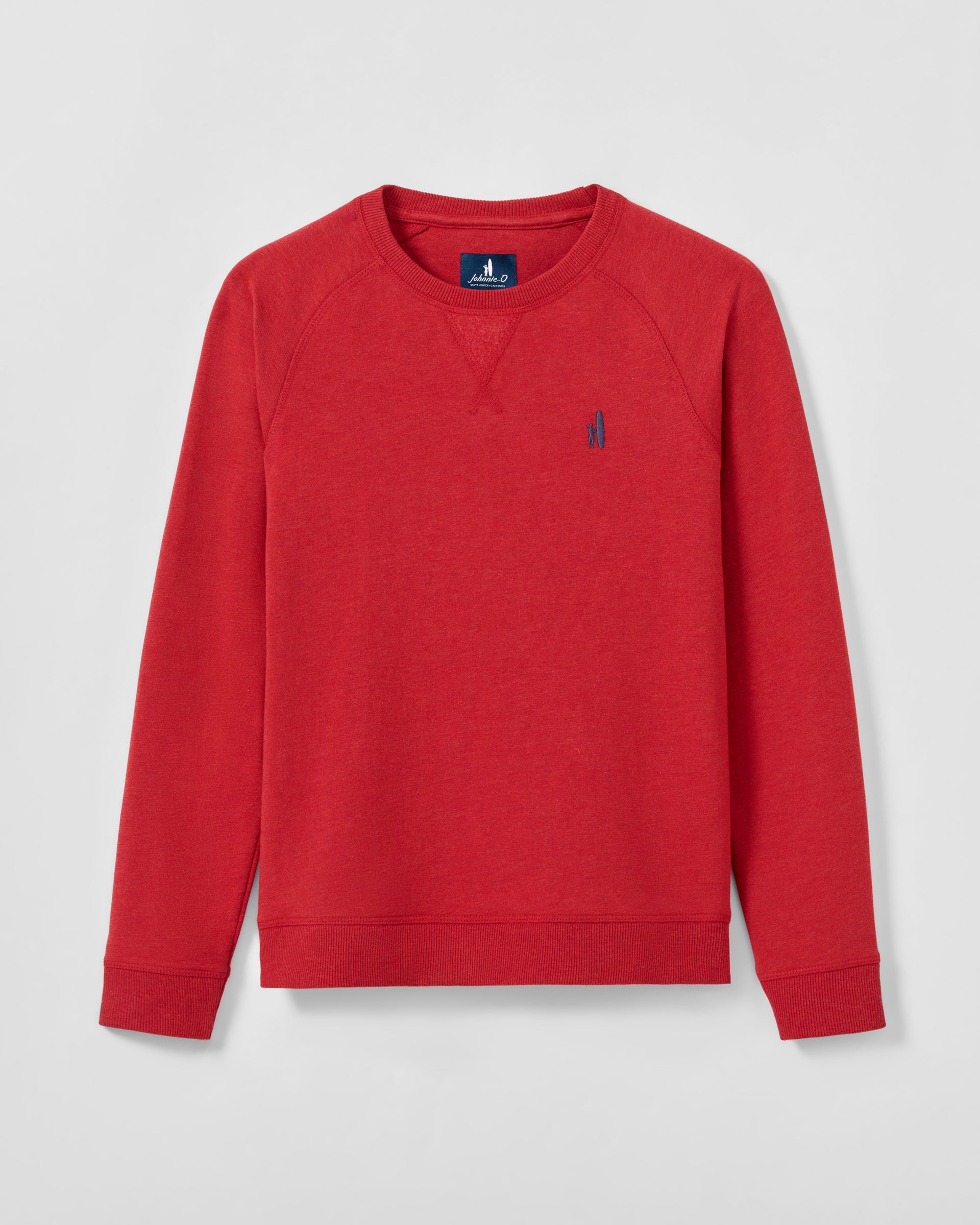 Johnnie-O Freeman Jr. Crewneck Fleece Sweatshirt - Surfer Logo