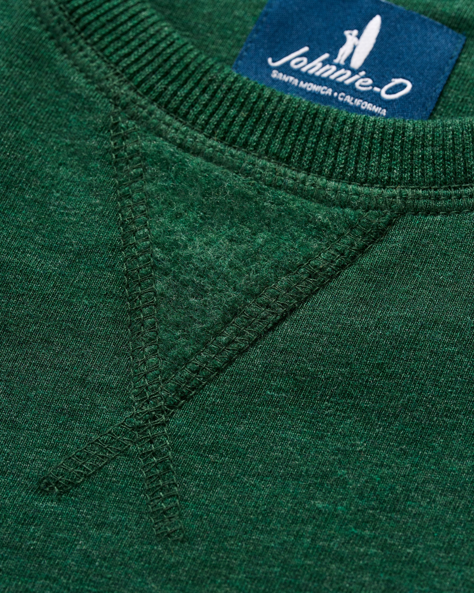 Johnnie-O Freeman Jr. Crewneck Fleece Sweatshirt - Surfer Logo