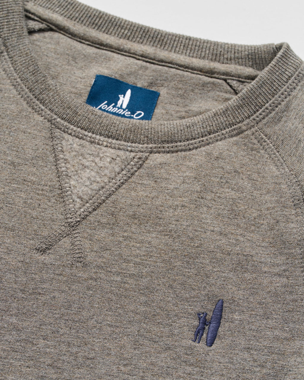 Johnnie-O Freeman Jr. Crewneck Fleece Sweatshirt - Surfer Logo