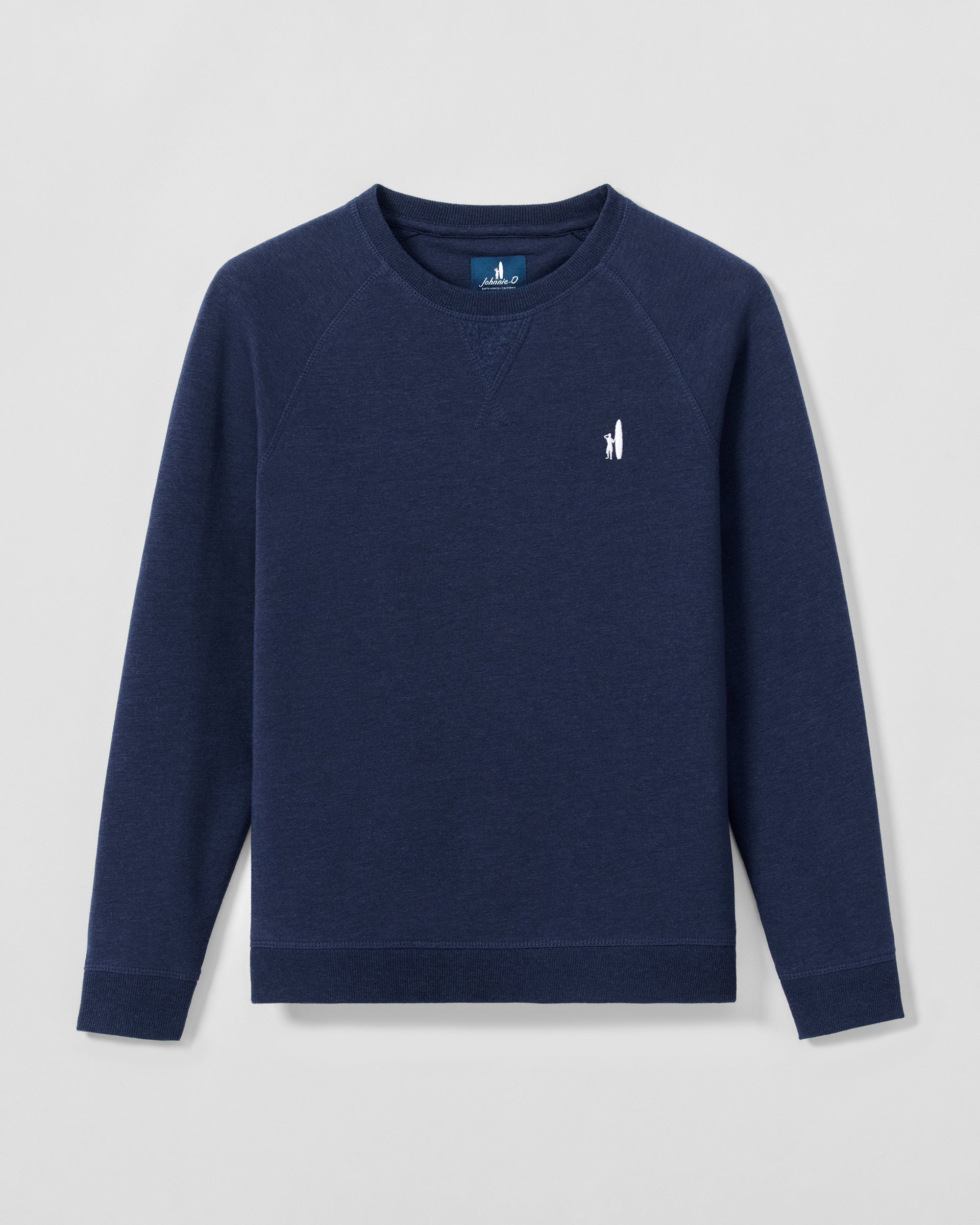 Johnnie-O Freeman Jr. Crewneck Fleece Sweatshirt - Surfer Logo