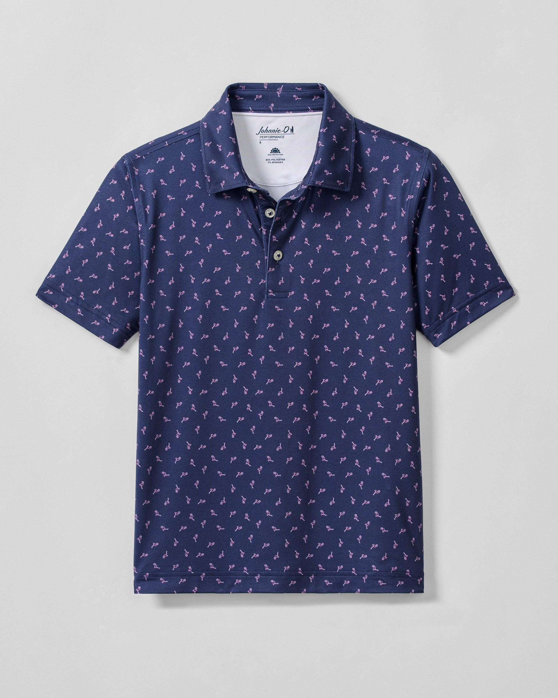 Johnnie-O Performance Jersey Jr. Polo - Neon 'Mingo