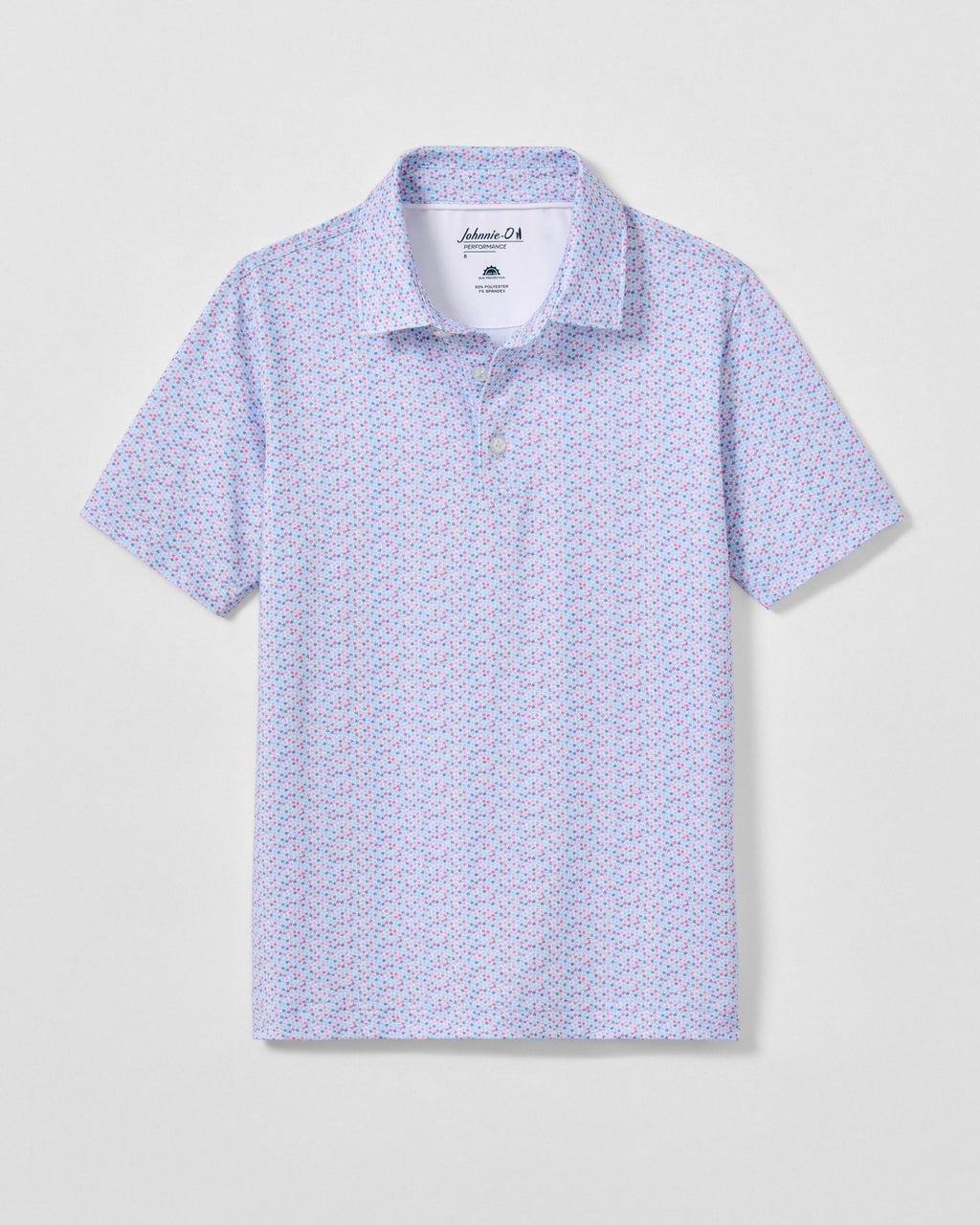 Johnnie-O Performance Jr. Jersey Polo - Petals