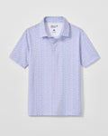 Johnnie-O Performance Jr. Jersey Polo - Petals, Kona