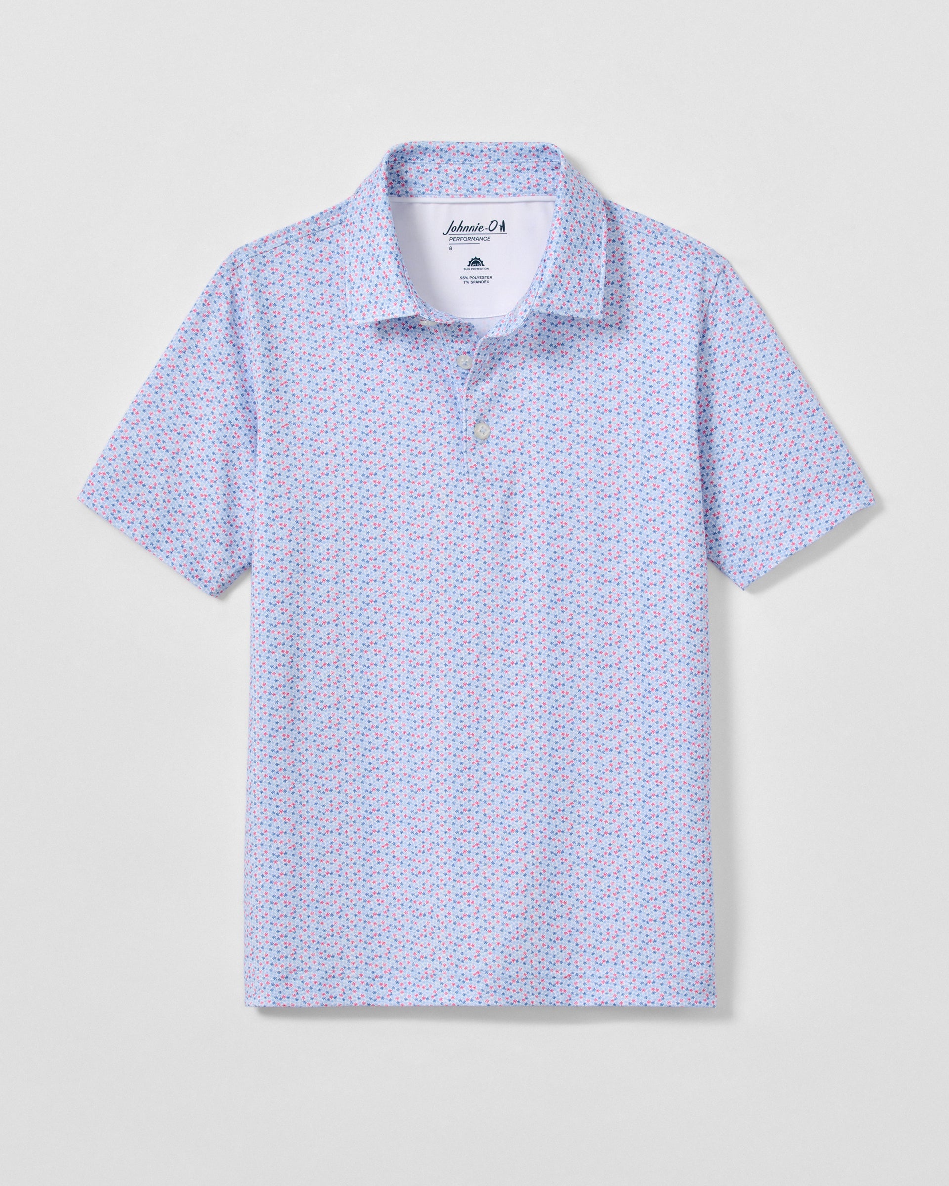 Johnnie-O Performance Jr. Jersey Polo - Petals