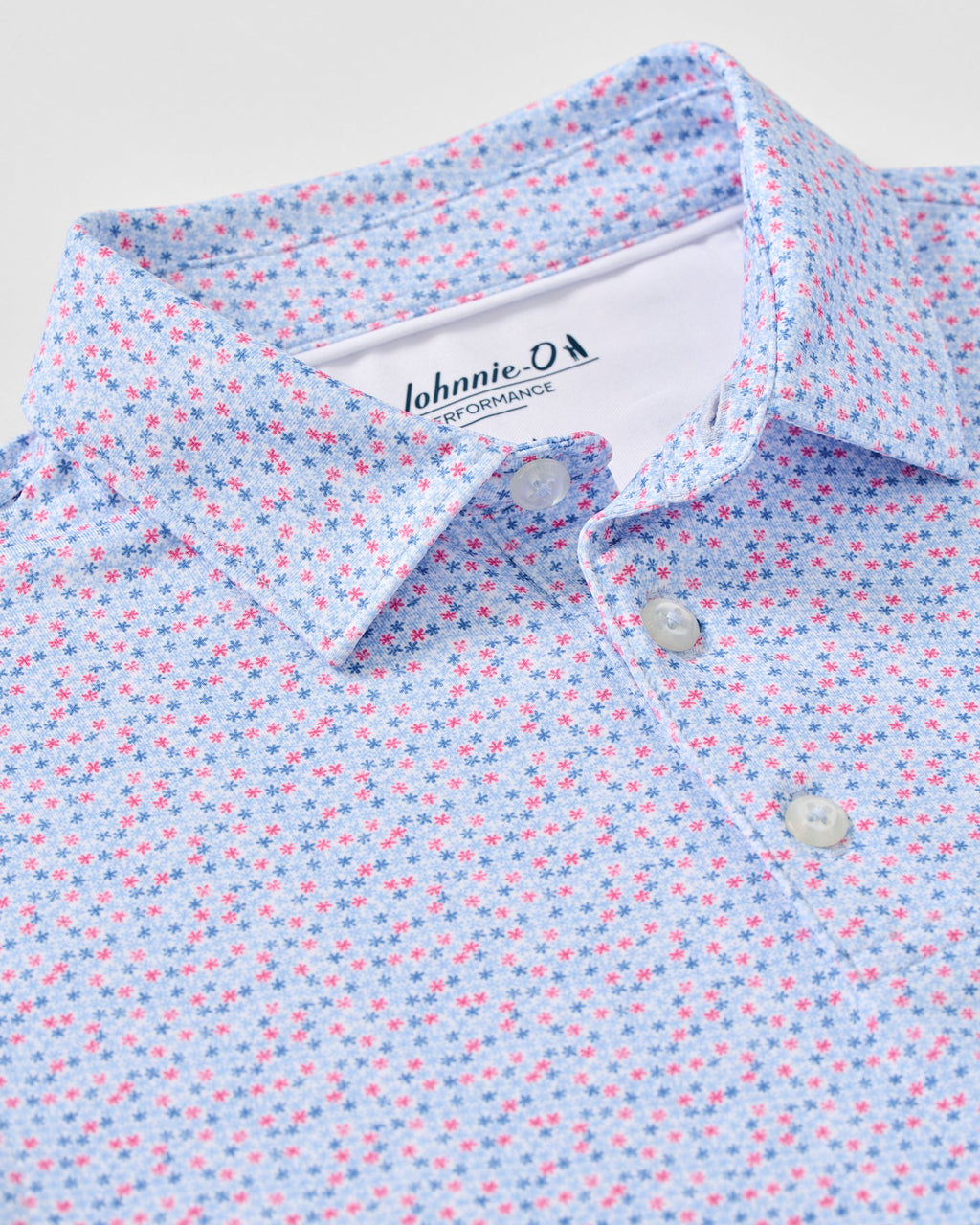 Johnnie-O Performance Jr. Jersey Polo - Petals