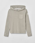 Johnnie-O The Edd Long Sleeve Hooded Pocket T-Shirt, Seal
