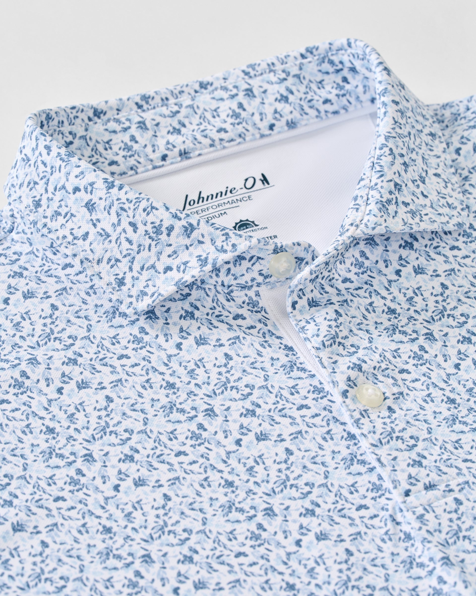 Johnnie-O Performance Mesh Polo - Bloom Neat