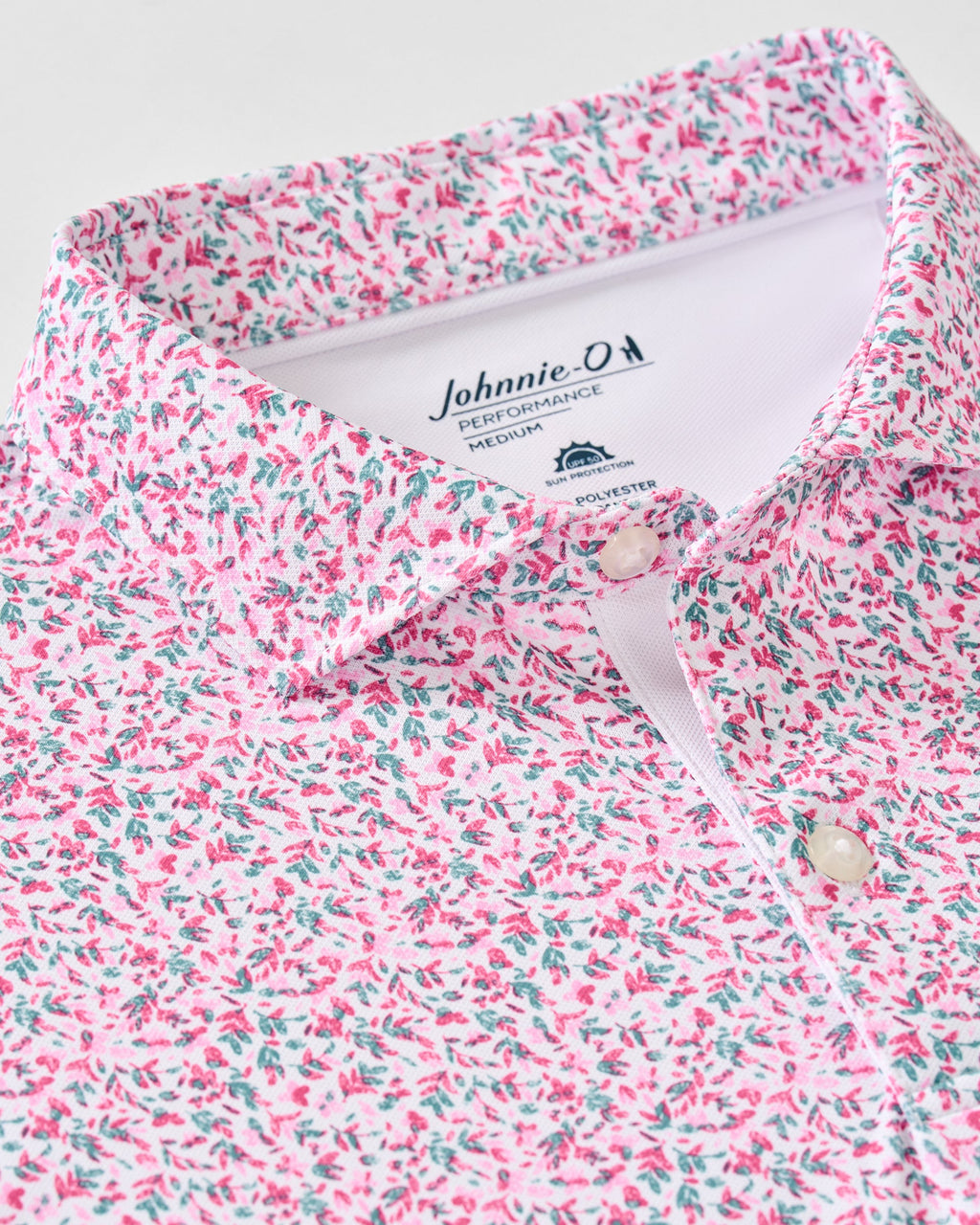 Johnnie-O Performance Mesh Polo - Bloom Neat