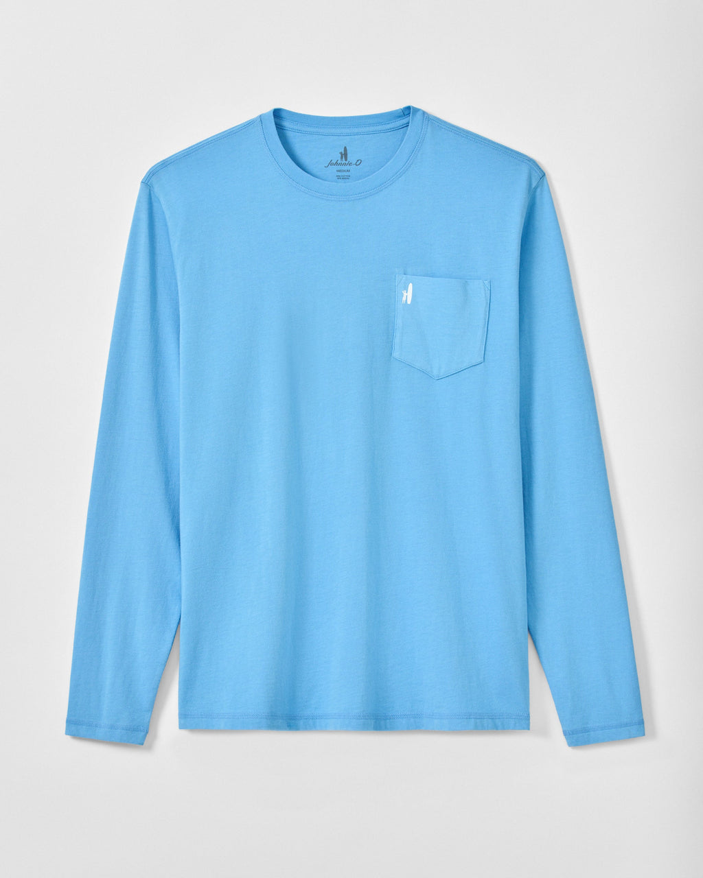 Johnnie-O Long Sleeve Pocket T-Shirt - Blue Agave