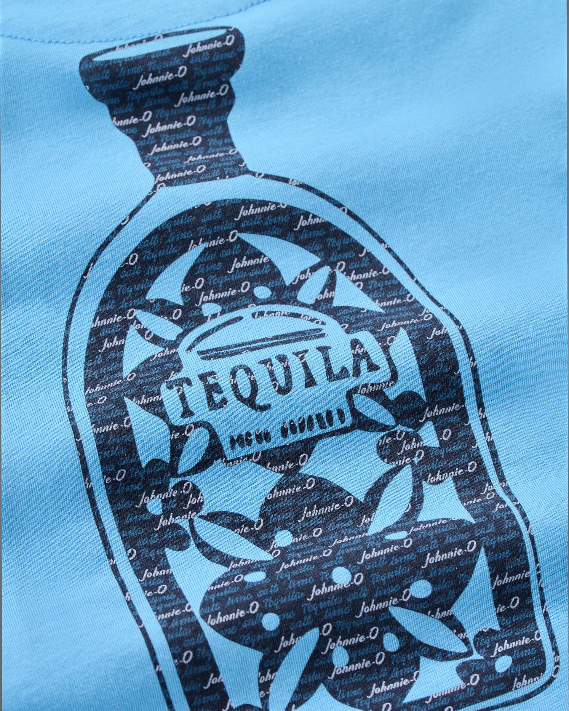 Johnnie-O Long Sleeve Pocket T-Shirt - Blue Agave