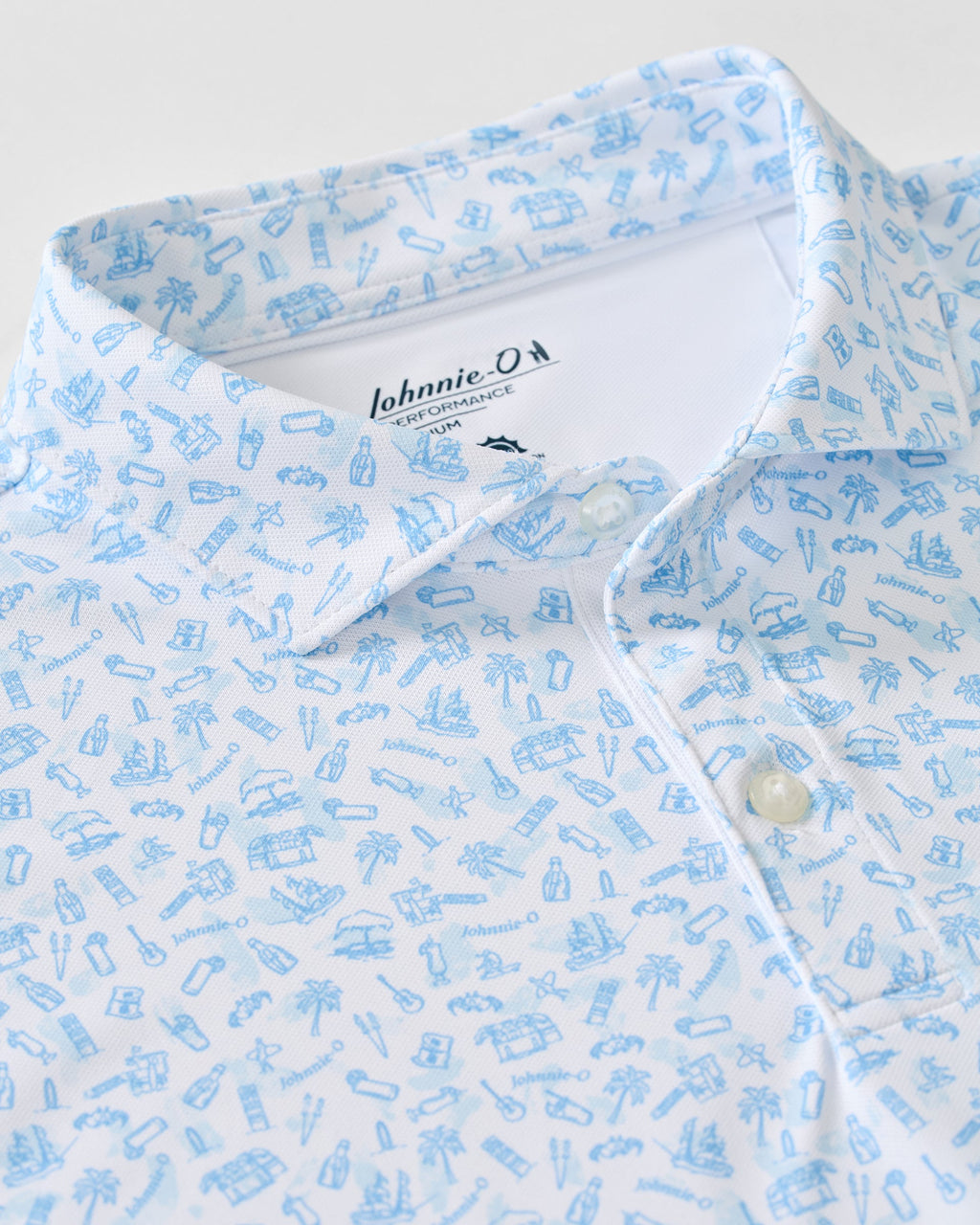 Johnnie-O Performance Mesh Polo - Cabo Breaks
