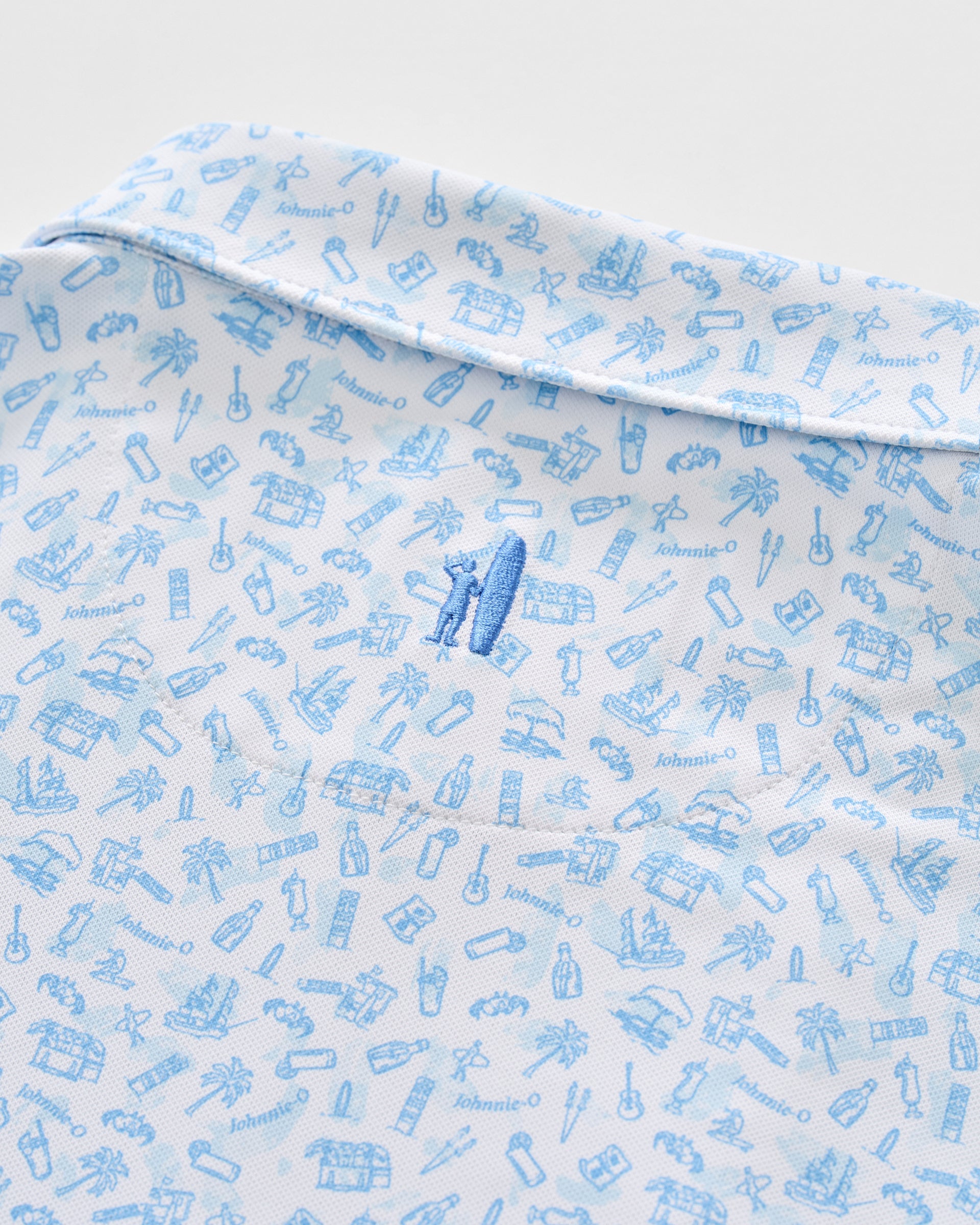 Johnnie-O Performance Mesh Polo - Cabo Breaks