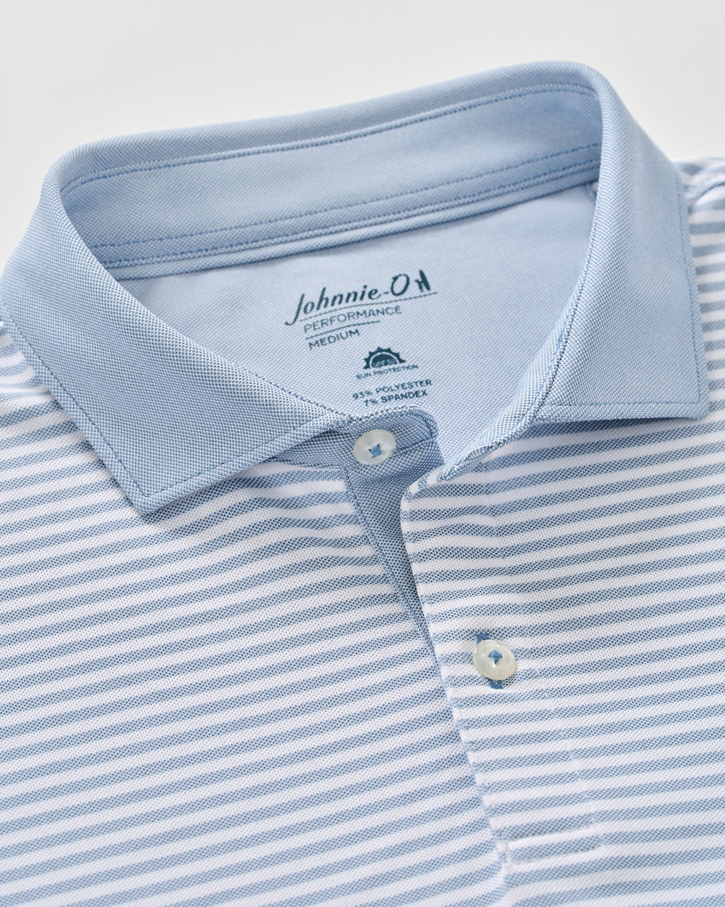 Johnnie-O Performance Mesh Polo - Cruz Solid Collar